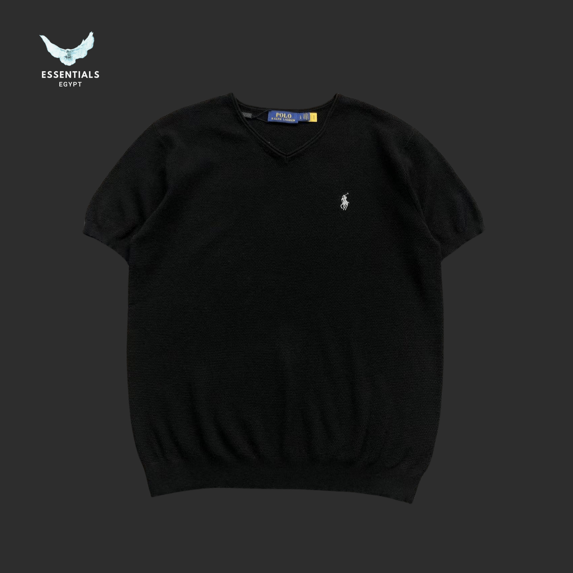 Ralph Lauren T-Shirt – Soft Ribbed Crewneck - ESSENTIALS EGYPT