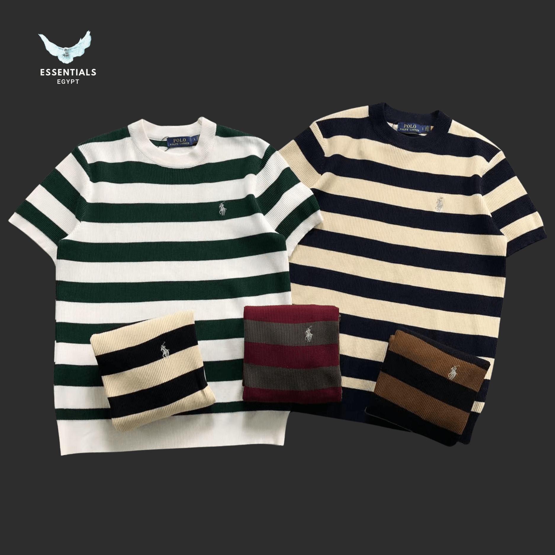 Ralph Lauren T-Shirt – Striped Heritage Knit - ESSENTIALS EGYPT