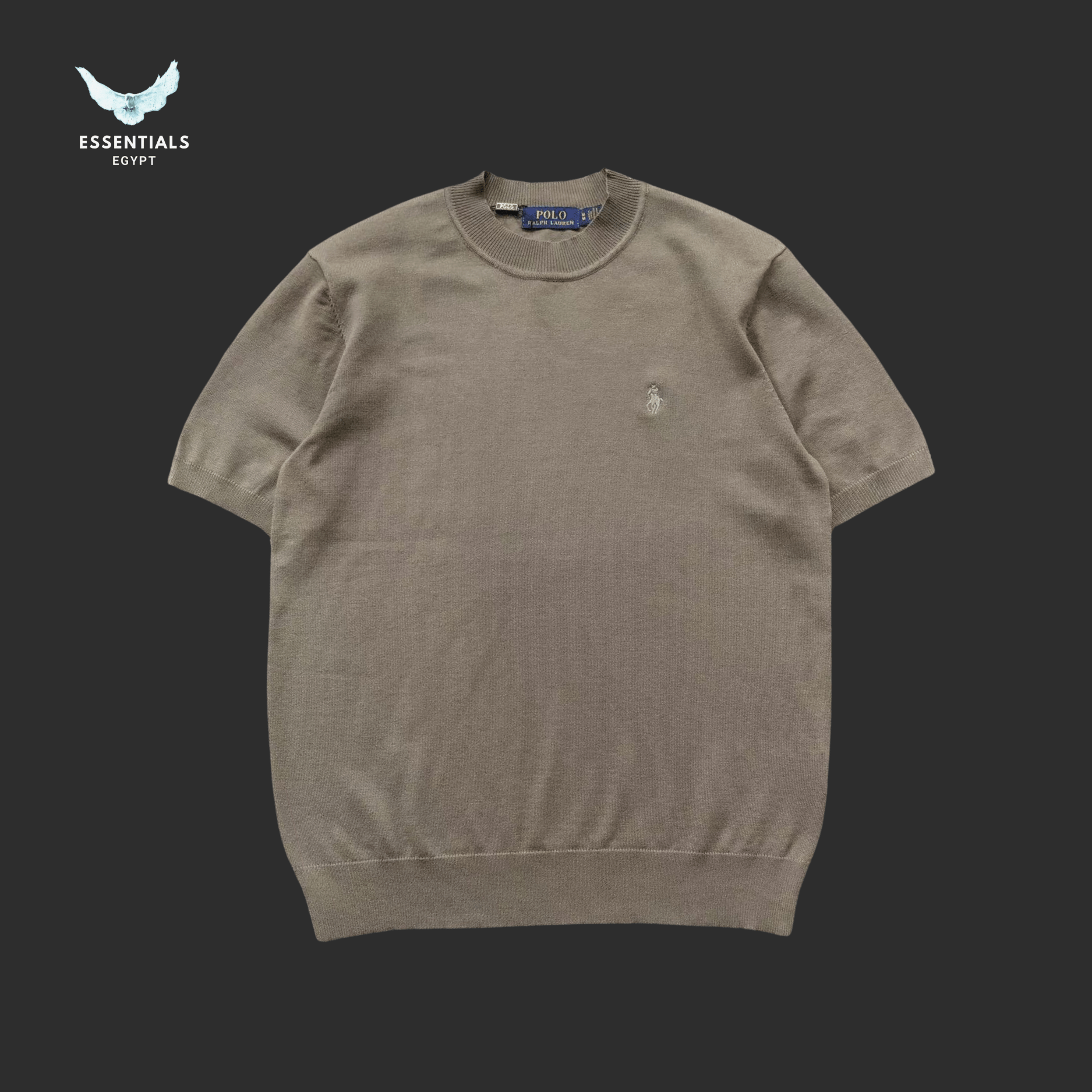 Ralph Lauren T-Shirt – Tonal Logo Cotton - ESSENTIALS EGYPT