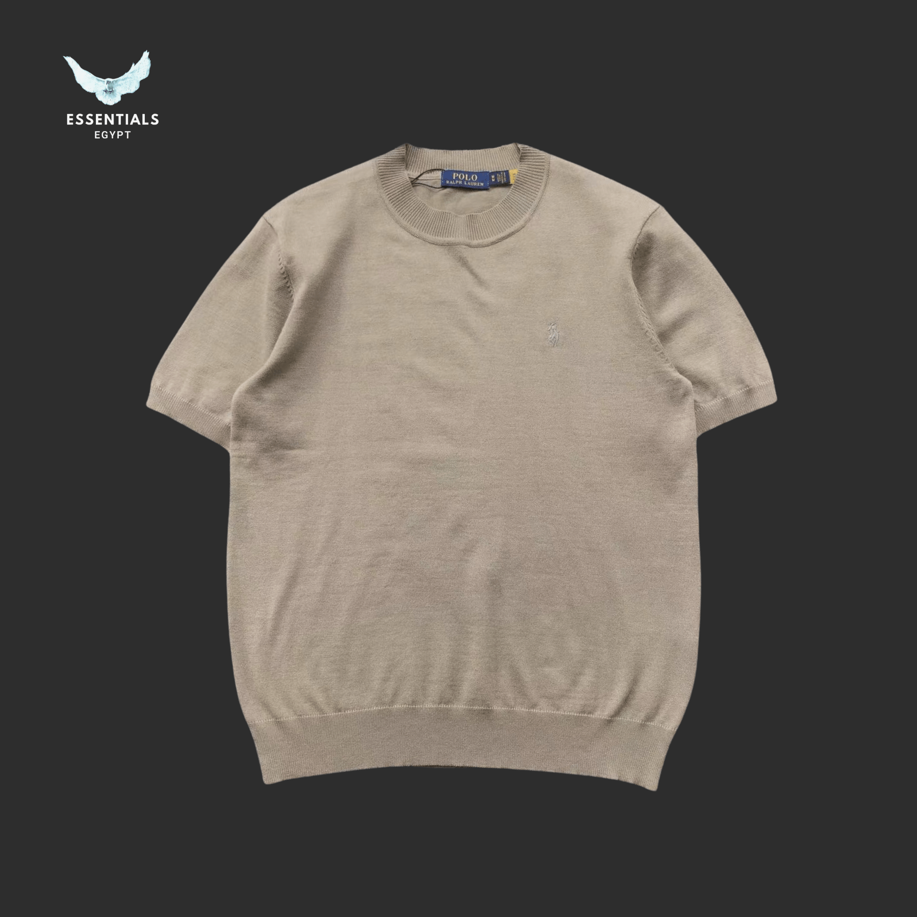 Ralph Lauren T-Shirt – Tonal Logo Cotton - ESSENTIALS EGYPT