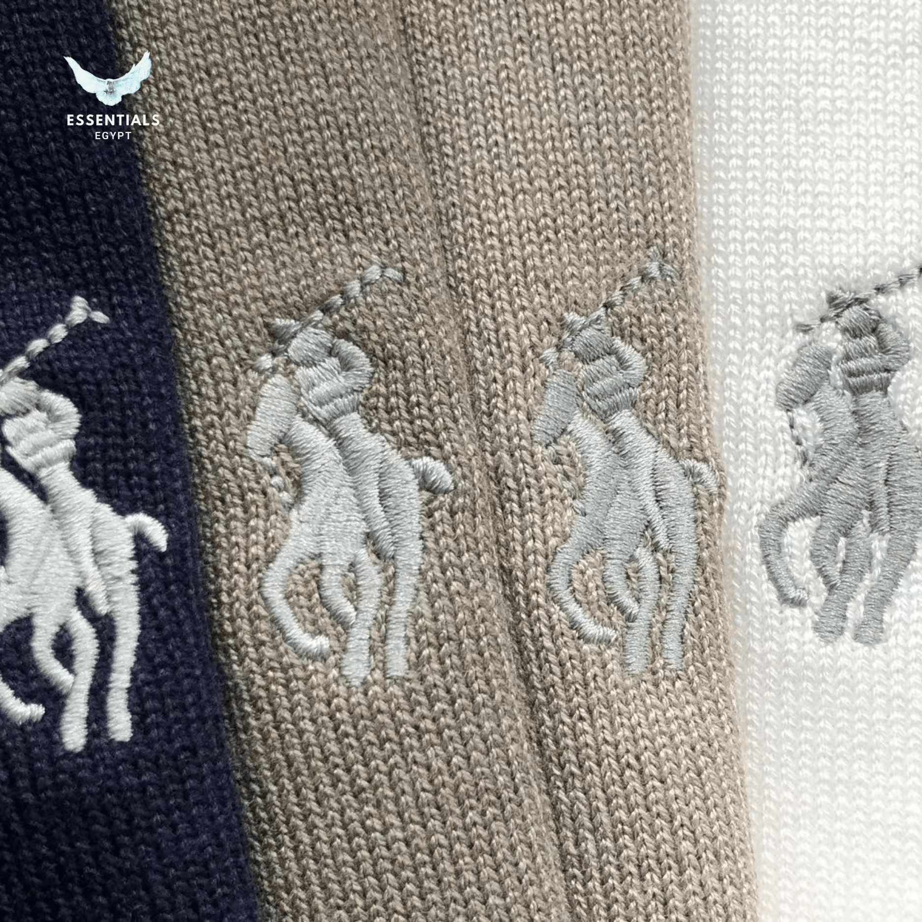 Ralph Lauren T-Shirt – Tonal Logo Cotton - ESSENTIALS EGYPT