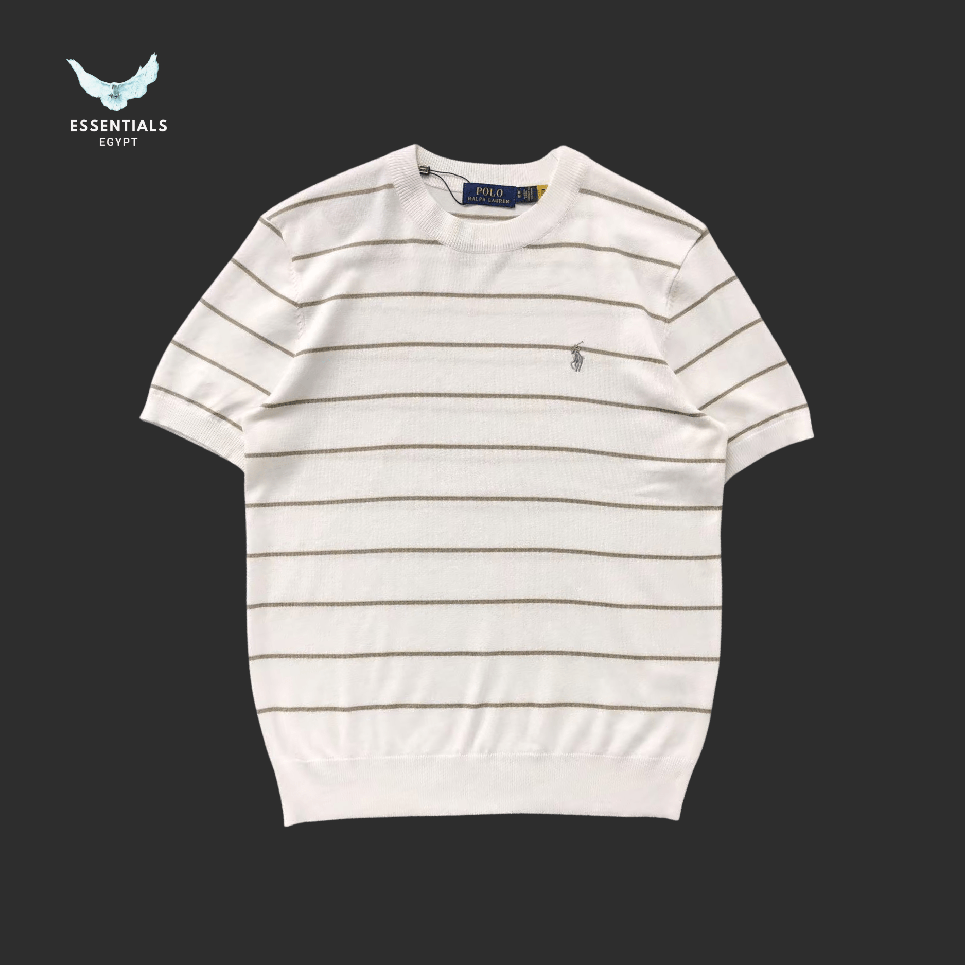 Ralph Lauren T-Shirt – Striped Knit Edition - ESSENTIALS EGYPT
