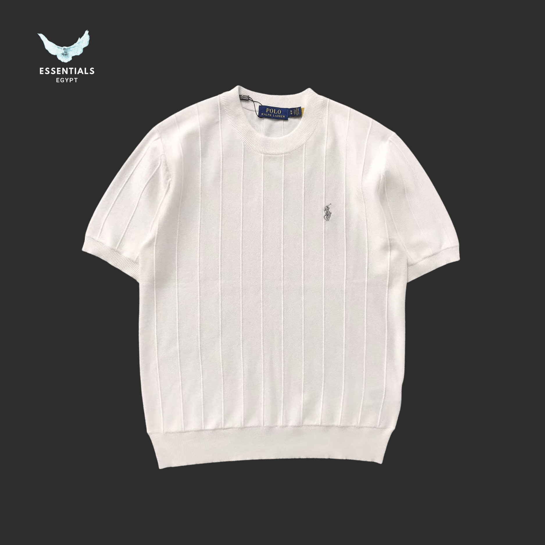 Ralph Lauren T-Shirt – Women’s Ribbed Knit - ESSENTIALS EGYPT