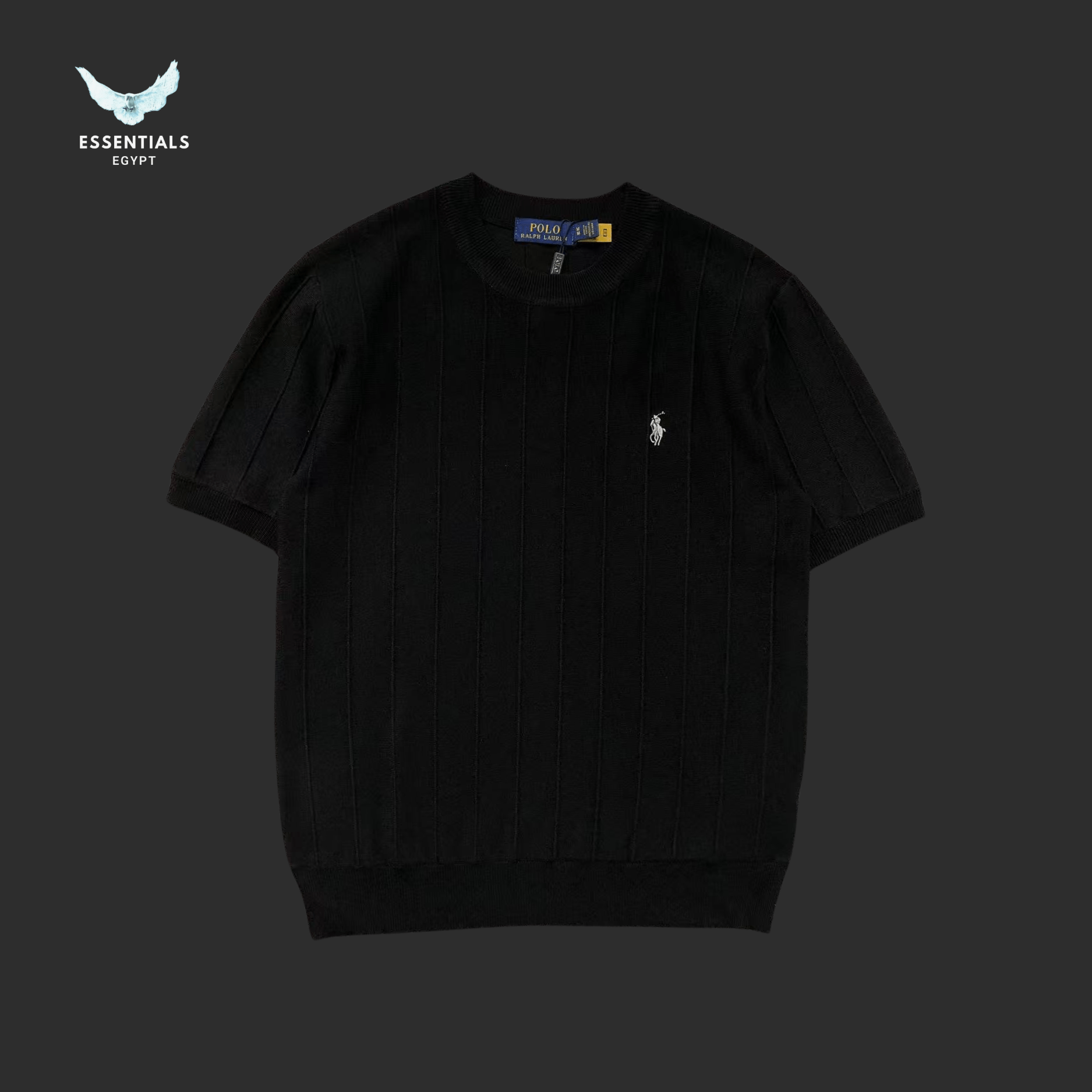 Ralph Lauren T-Shirt – Women’s Ribbed Knit - ESSENTIALS EGYPT