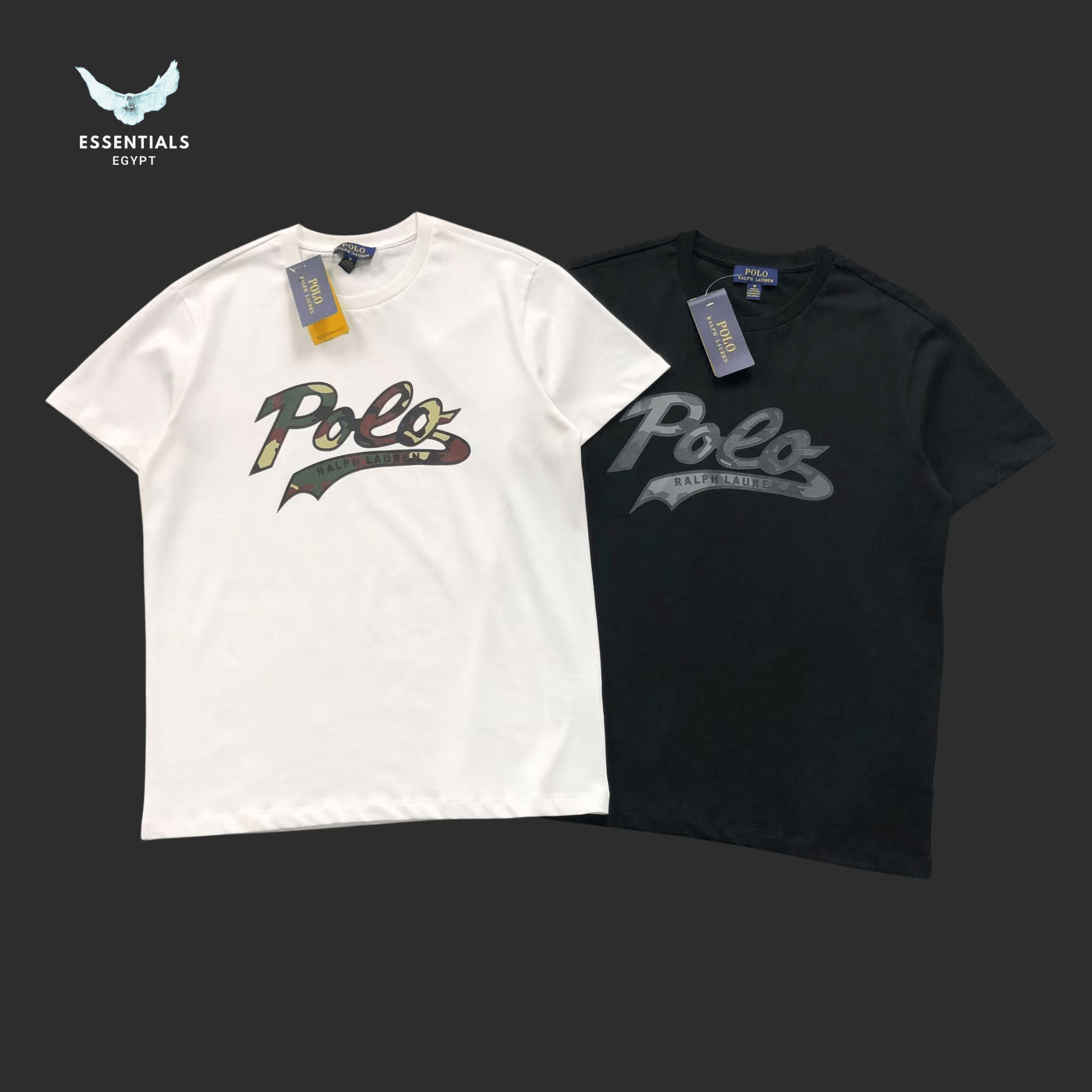 Ralph Lauren T-Shirt – Vintage Polo Logo Print - ESSENTIALS EGYPT