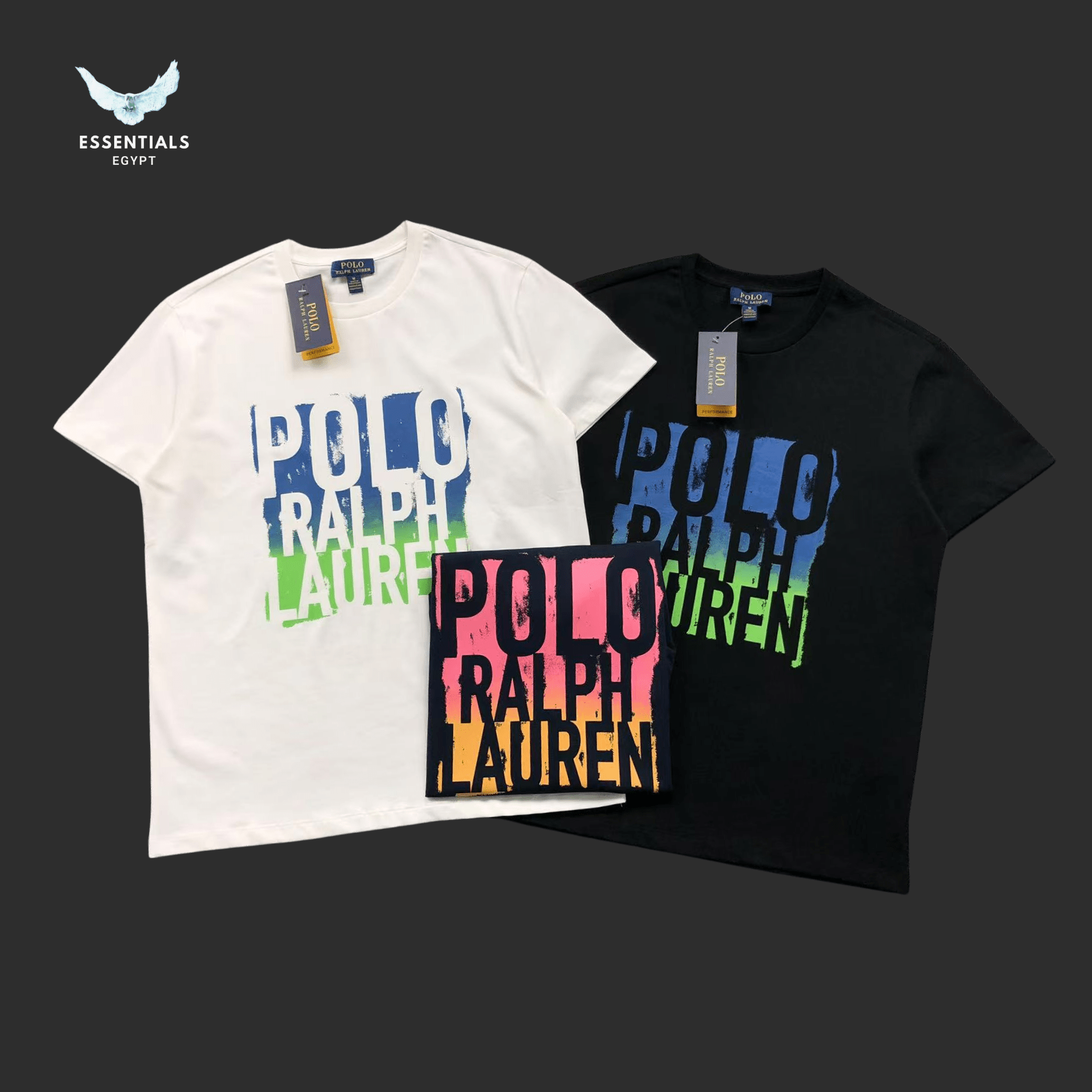 Ralph Lauren T-Shirt – Multicolor Block Logo - ESSENTIALS EGYPT