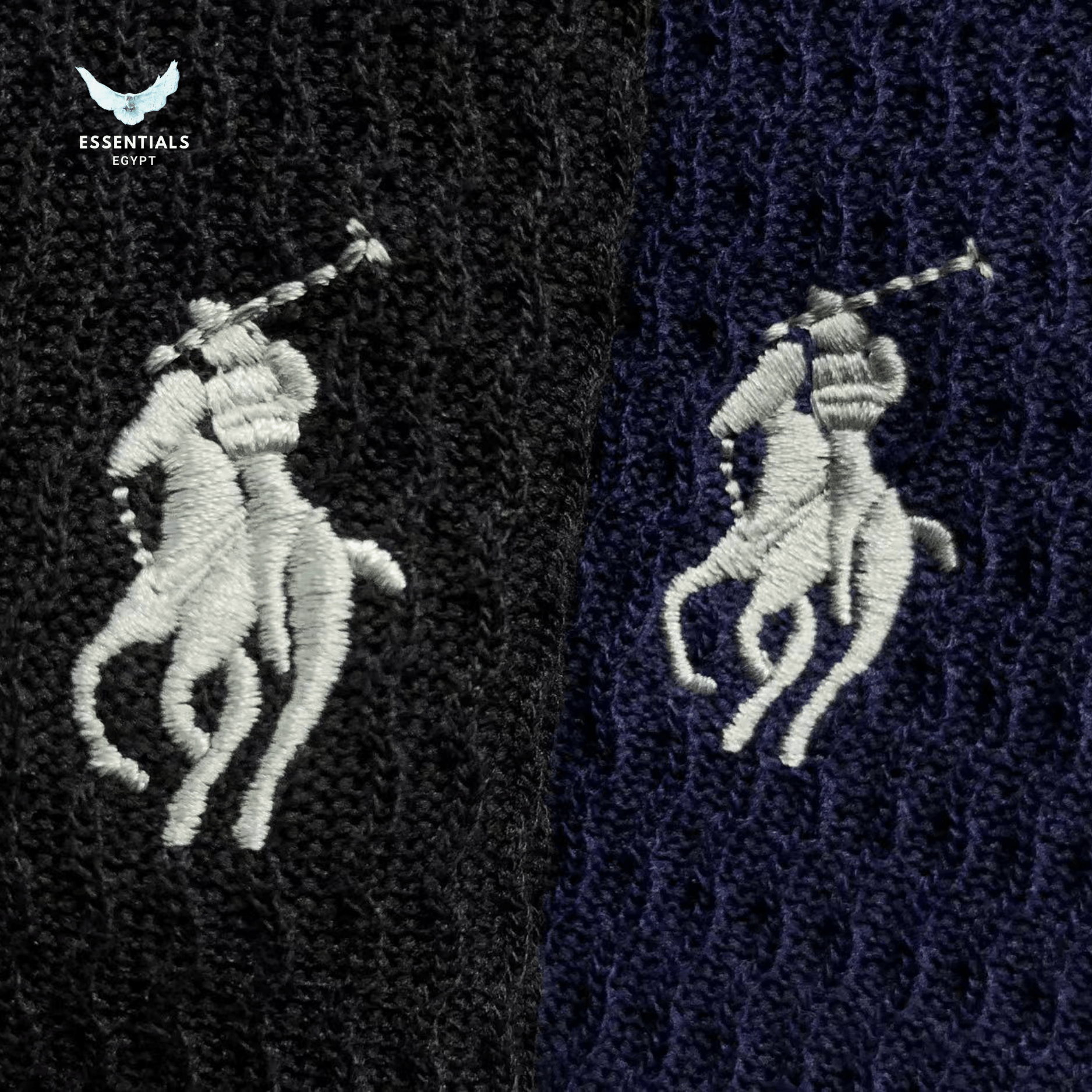 Ralph Lauren Button T-Shirt – Knit Texture Edition - ESSENTIALS EGYPT