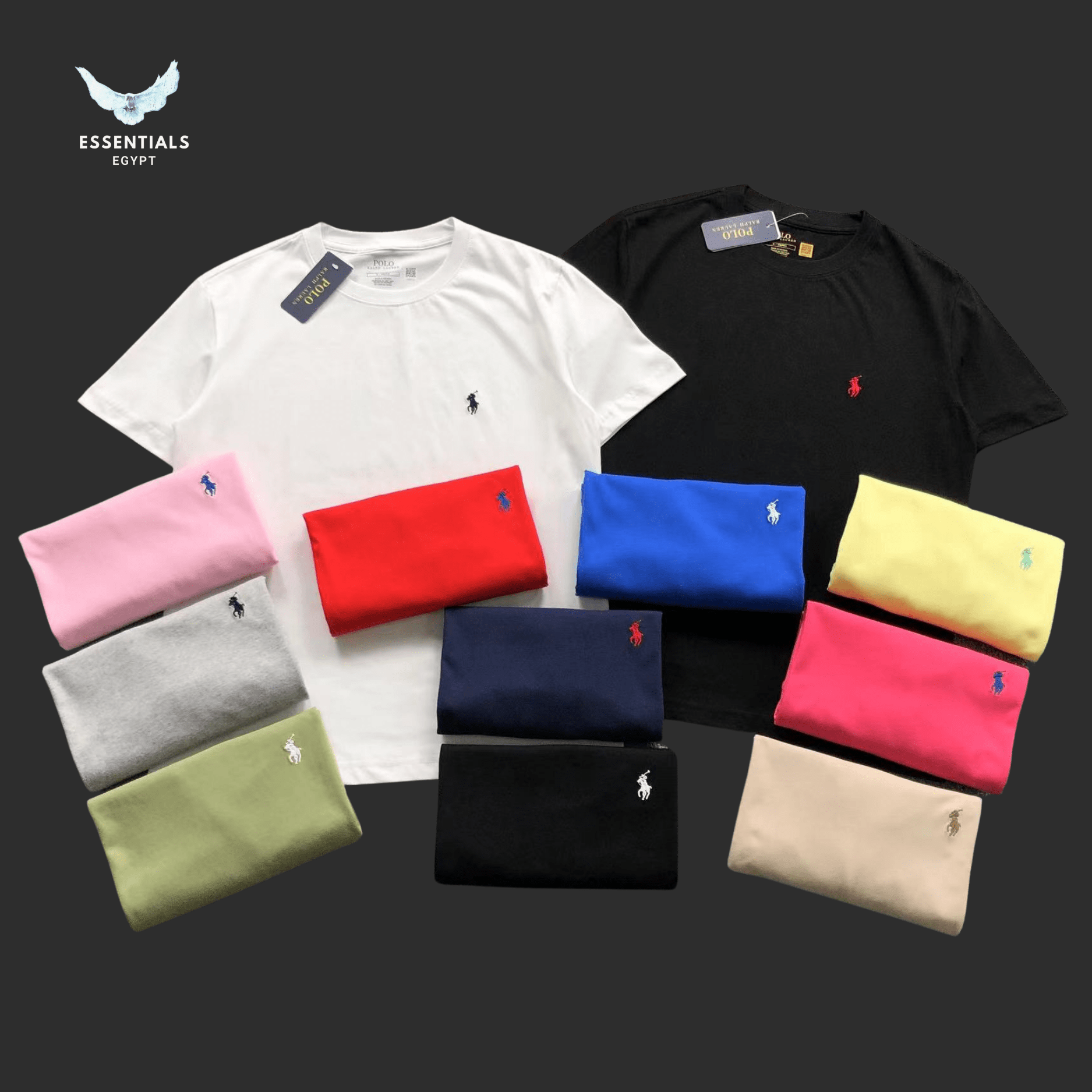 Ralph Lauren T-Shirt – Classic Logo Cotton - ESSENTIALS EGYPT