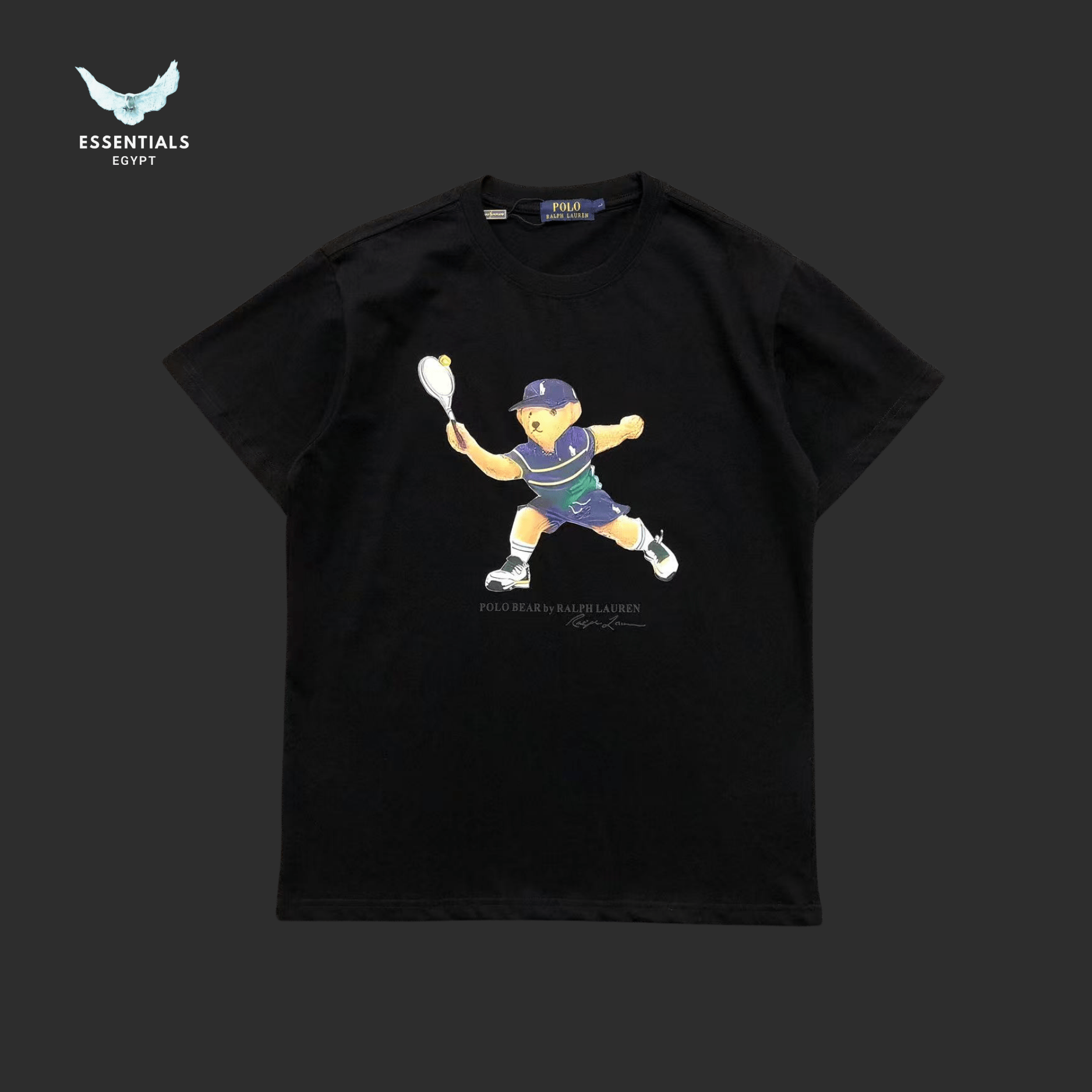 Ralph Lauren T-Shirt – Tennis Bear Print - ESSENTIALS EGYPT