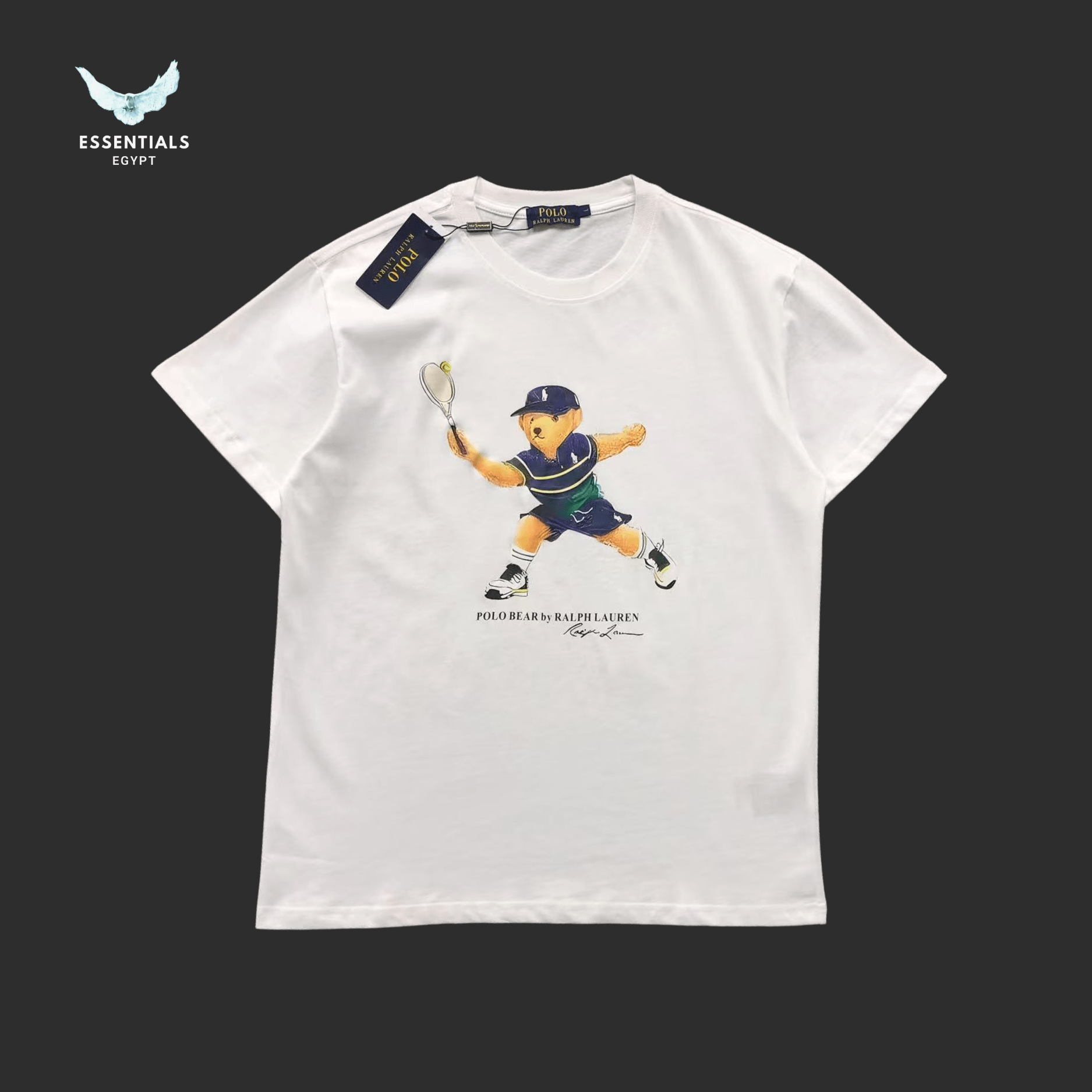 Ralph Lauren T-Shirt – Tennis Bear Print - ESSENTIALS EGYPT