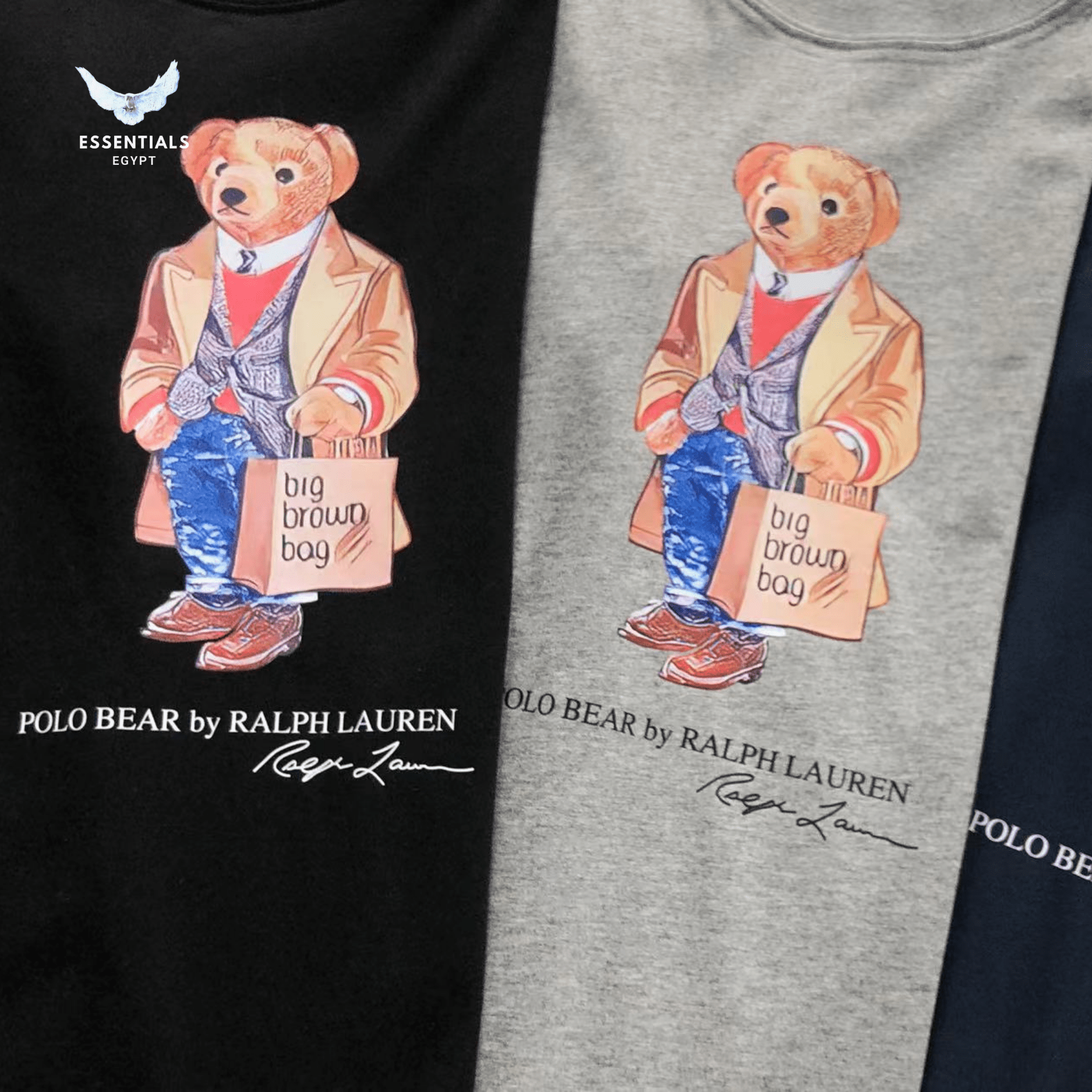 Ralph Lauren T-Shirt – Couple Bear Graphic - ESSENTIALS EGYPT