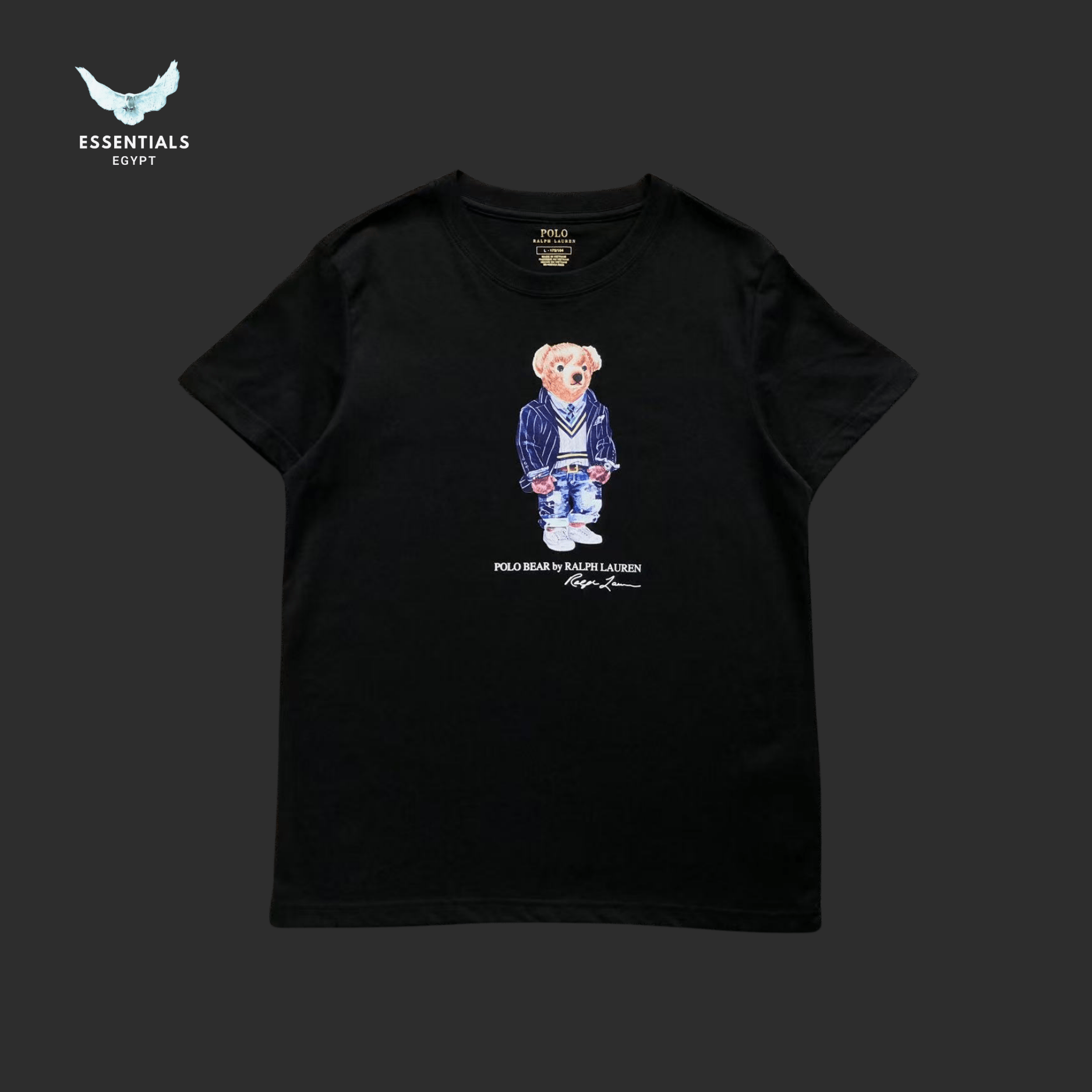 Ralph Lauren T-Shirt – Bear in College Fit - ESSENTIALS EGYPT