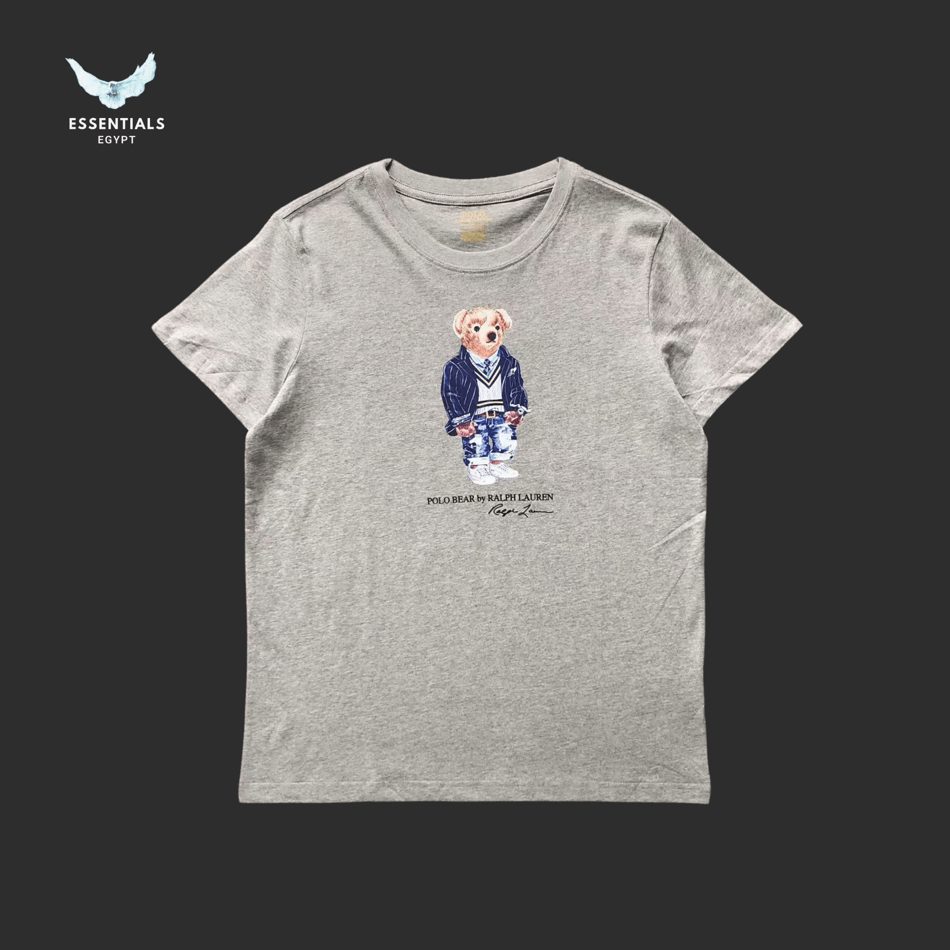 Ralph Lauren T-Shirt – Bear in College Fit - ESSENTIALS EGYPT