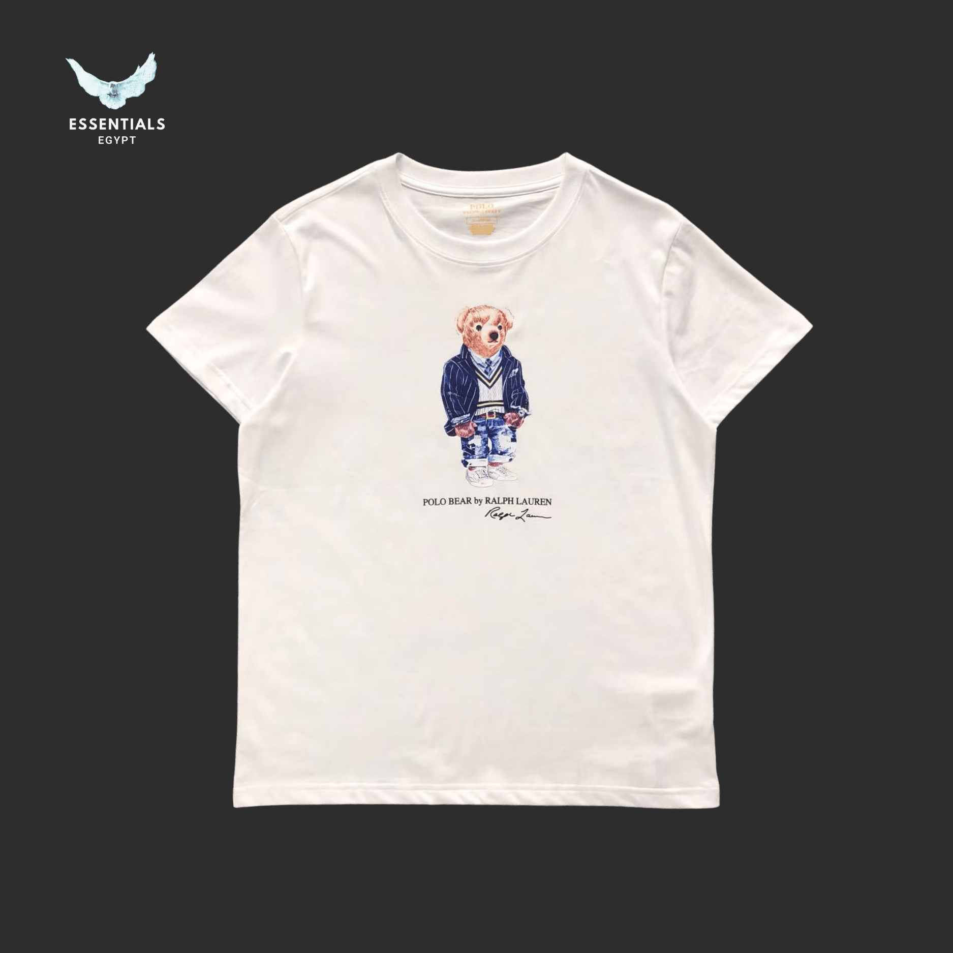 Ralph Lauren T-Shirt – Bear in College Fit - ESSENTIALS EGYPT
