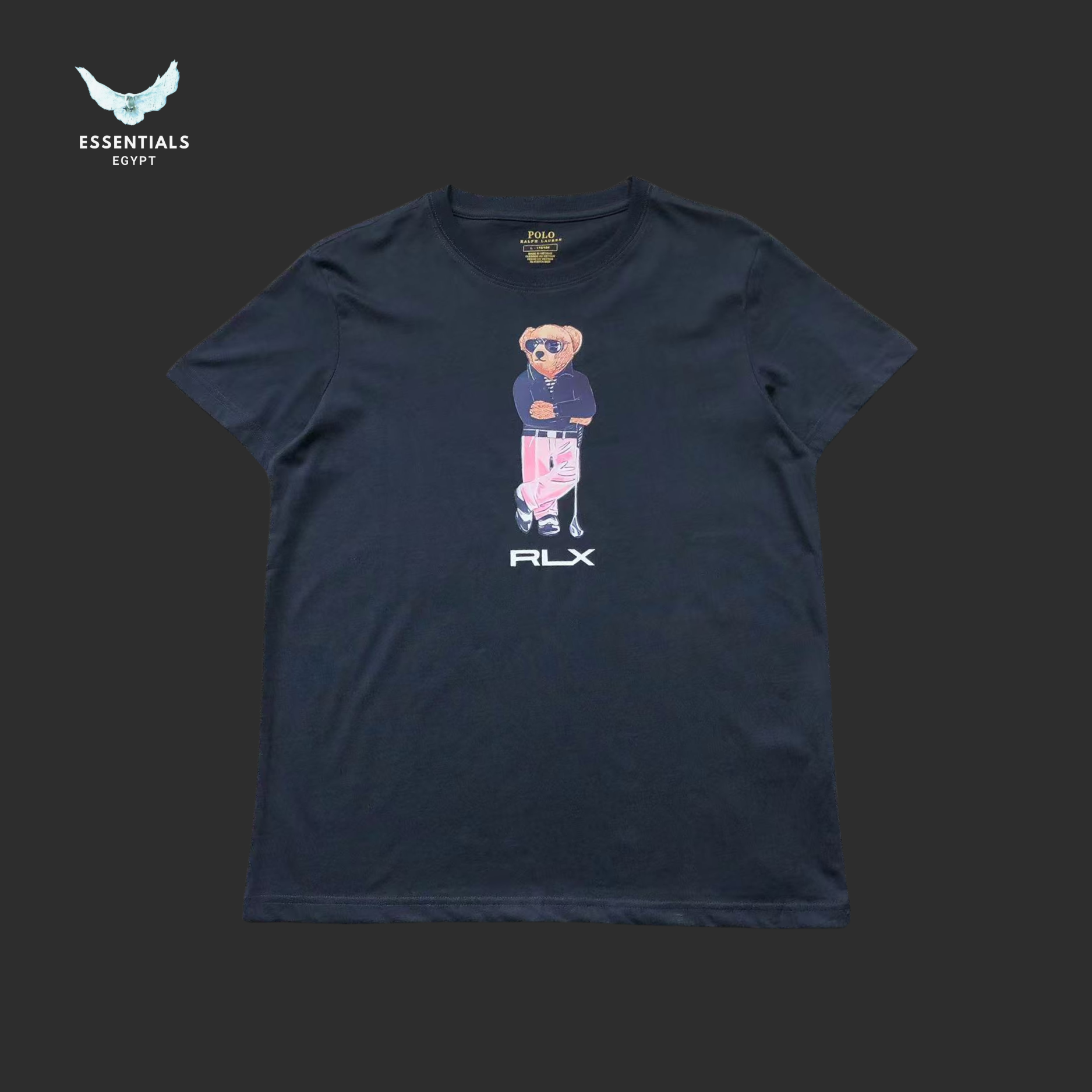 Ralph Lauren T-Shirt – RLX Bear with Pink Pants