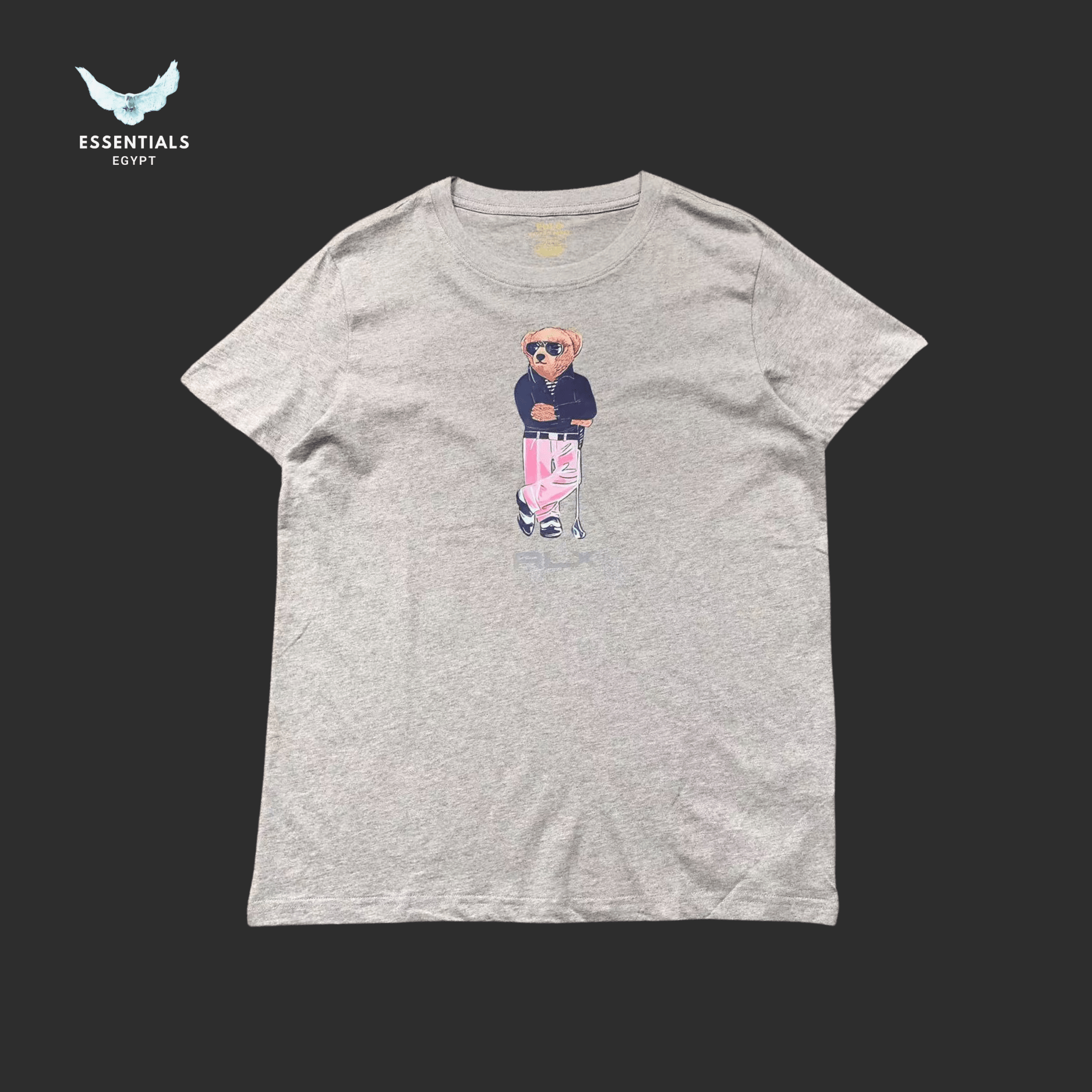 Ralph Lauren T-Shirt – RLX Bear with Pink Pants - ESSENTIALS EGYPT