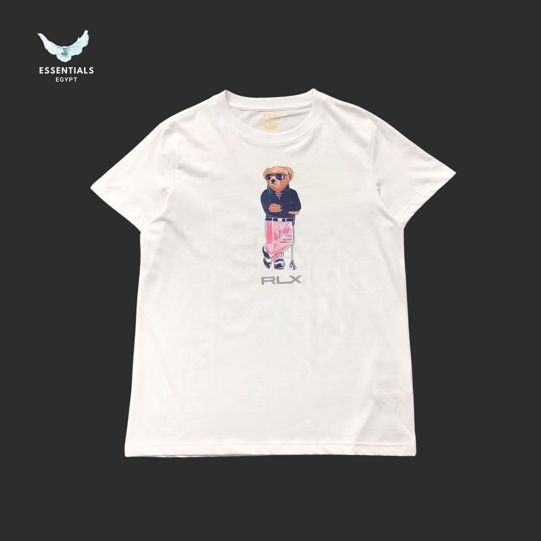 Ralph Lauren T-Shirt – RLX Bear with Pink Pants