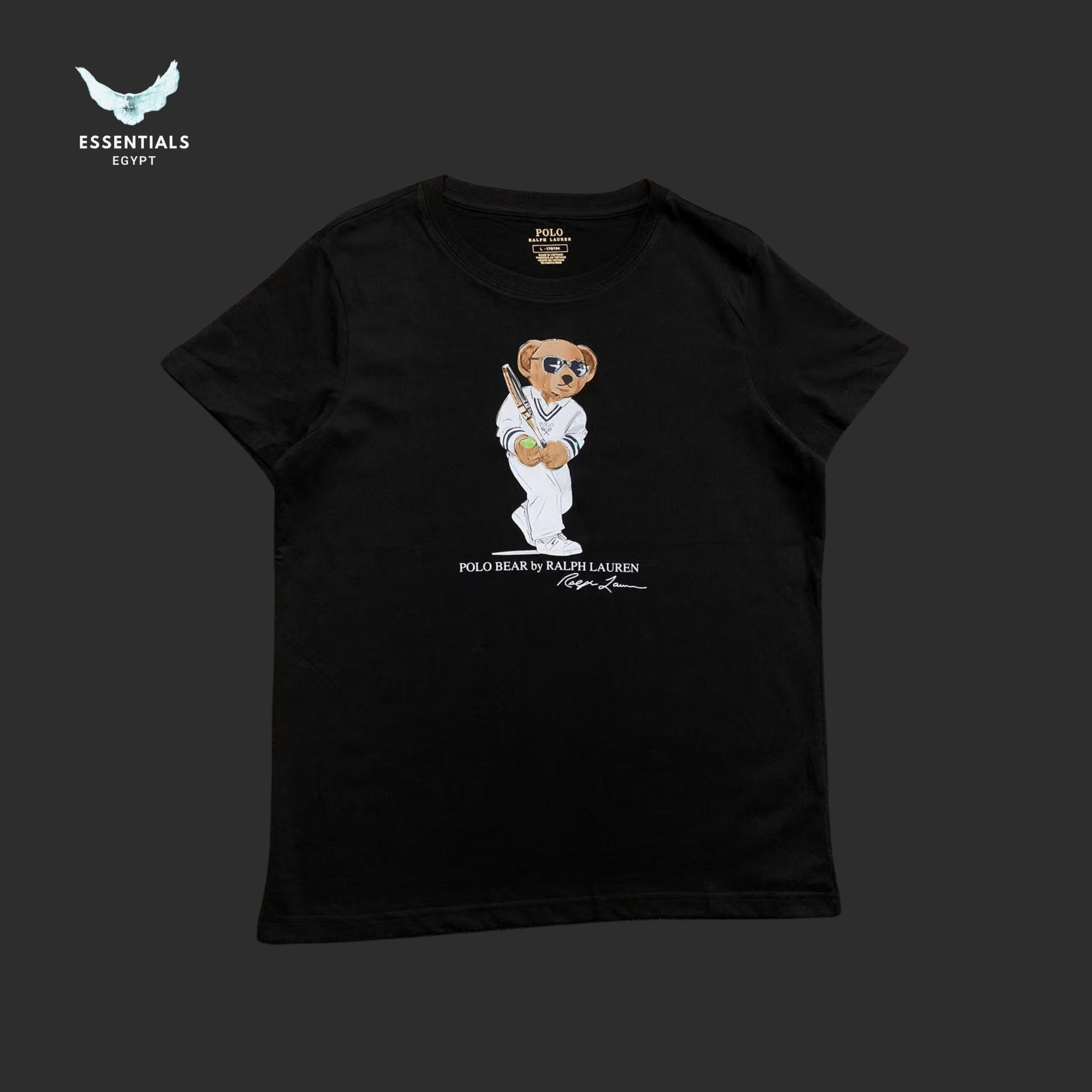 Ralph Lauren T-Shirt – Polo Bear in All - White Fit - ESSENTIALS EGYPT