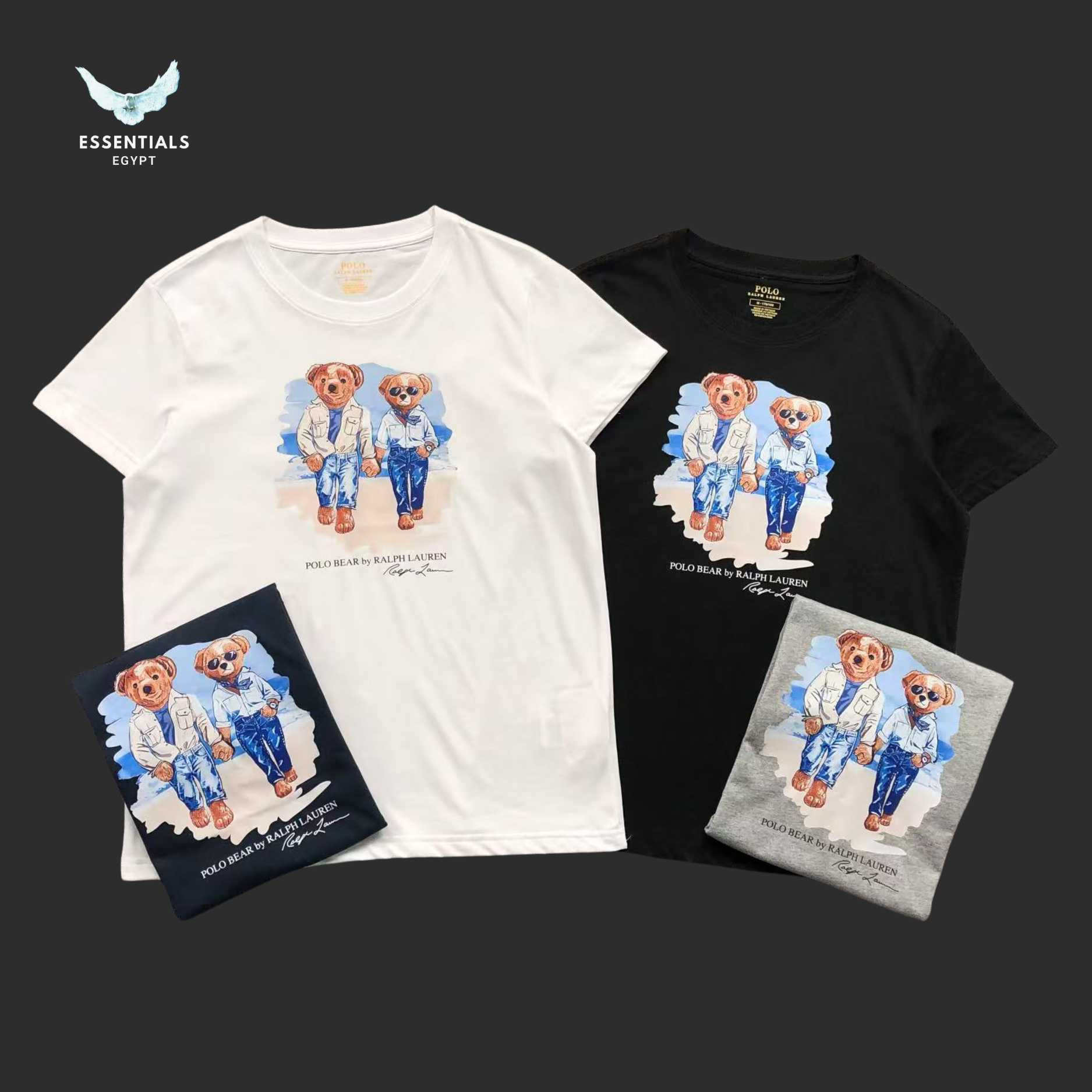 Ralph Lauren T-Shirt – Duo Bear Prep Style