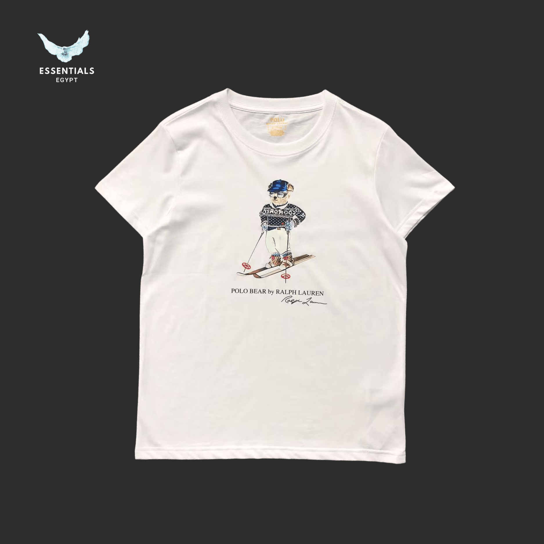Ralph Lauren T-Shirt – Snowboard Bear Print - ESSENTIALS EGYPT