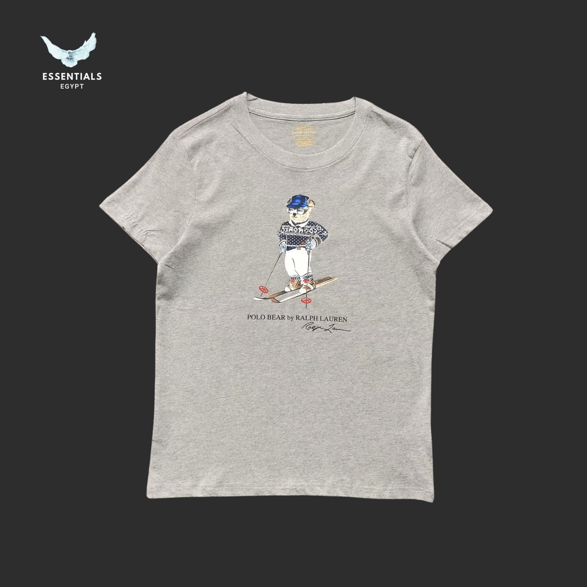 Ralph Lauren T-Shirt – Snowboard Bear Print - ESSENTIALS EGYPT