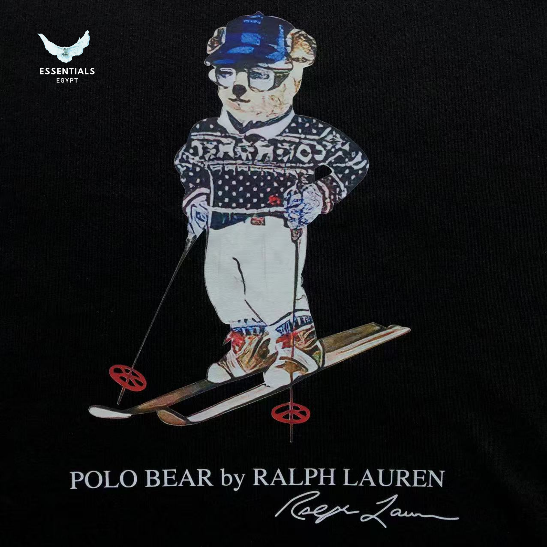 Ralph Lauren T-Shirt – Snowboard Bear Print