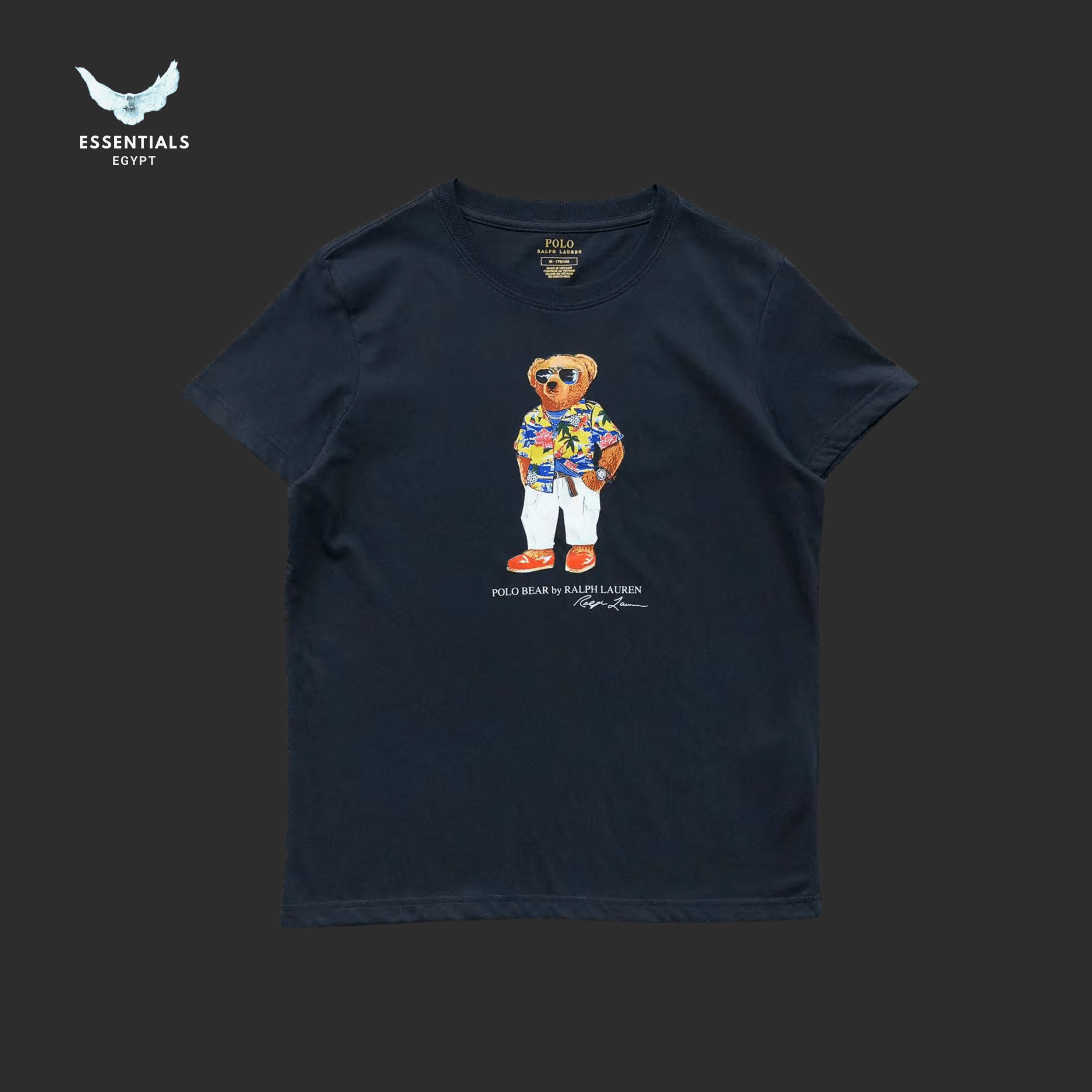 Ralph Lauren T-Shirt – Bear in Floral Shirt - ESSENTIALS EGYPT