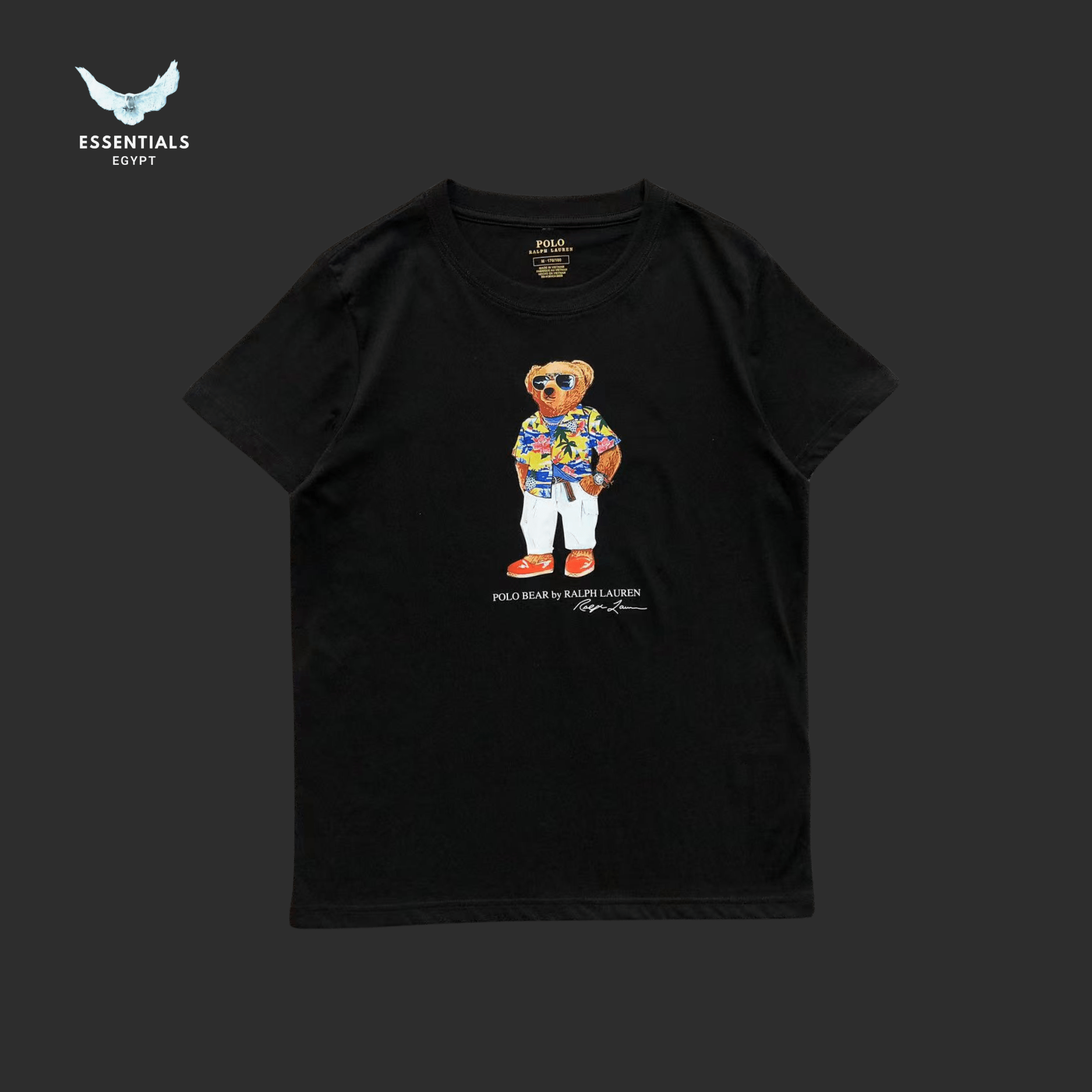 Ralph Lauren T-Shirt – Bear in Floral Shirt - ESSENTIALS EGYPT