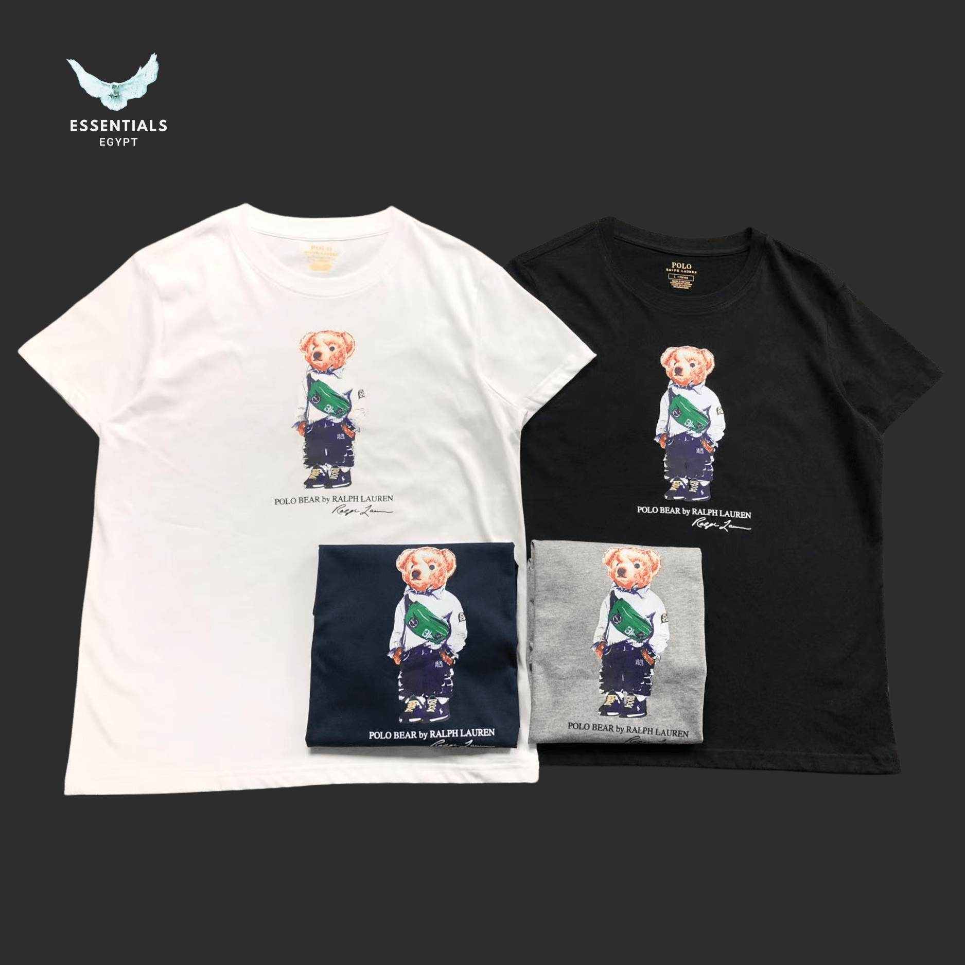 Ralph Lauren T-Shirt – Bear in Layered Street Look - ESSENTIALS EGYPT