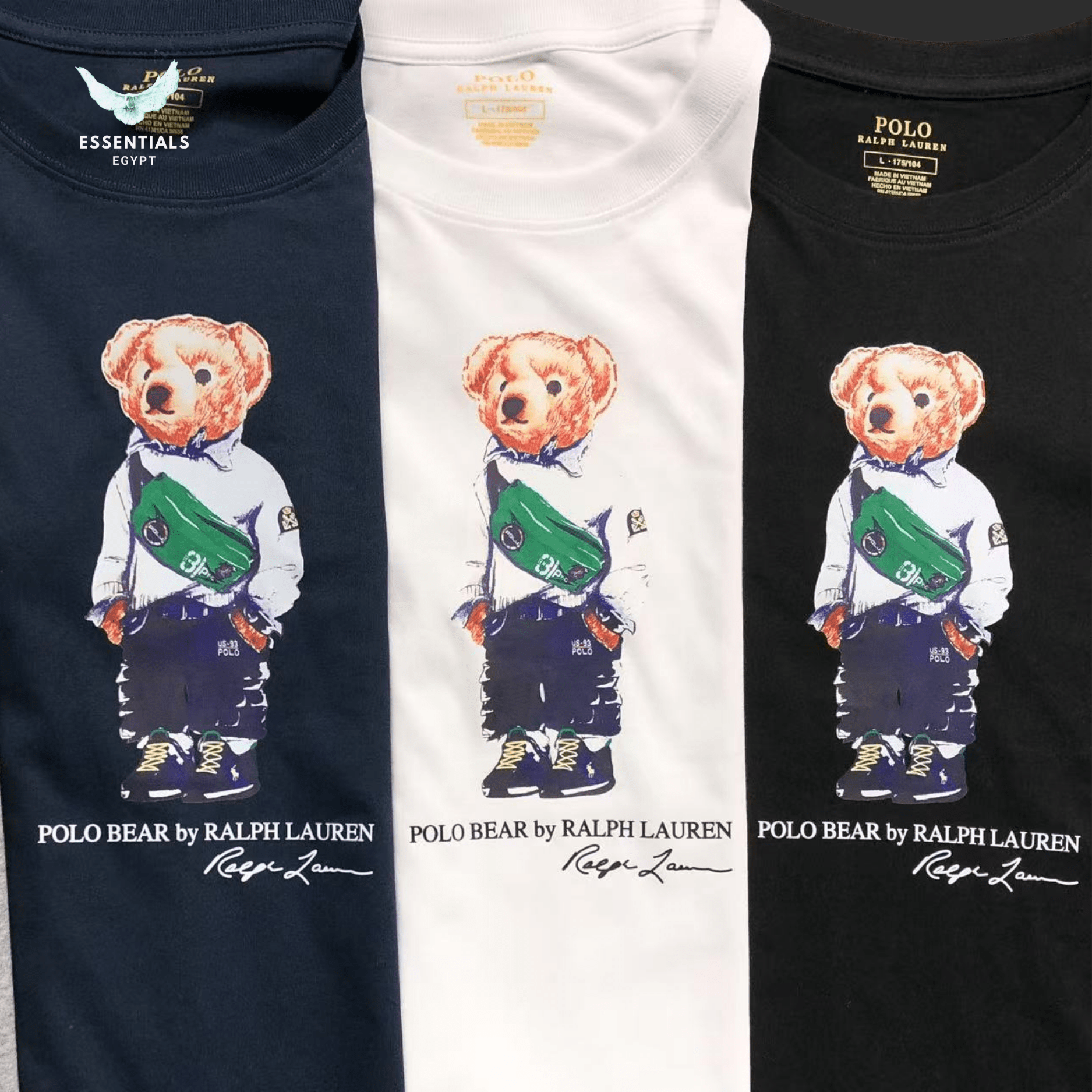 Ralph Lauren T-Shirt – Bear in Layered Street Look - ESSENTIALS EGYPT