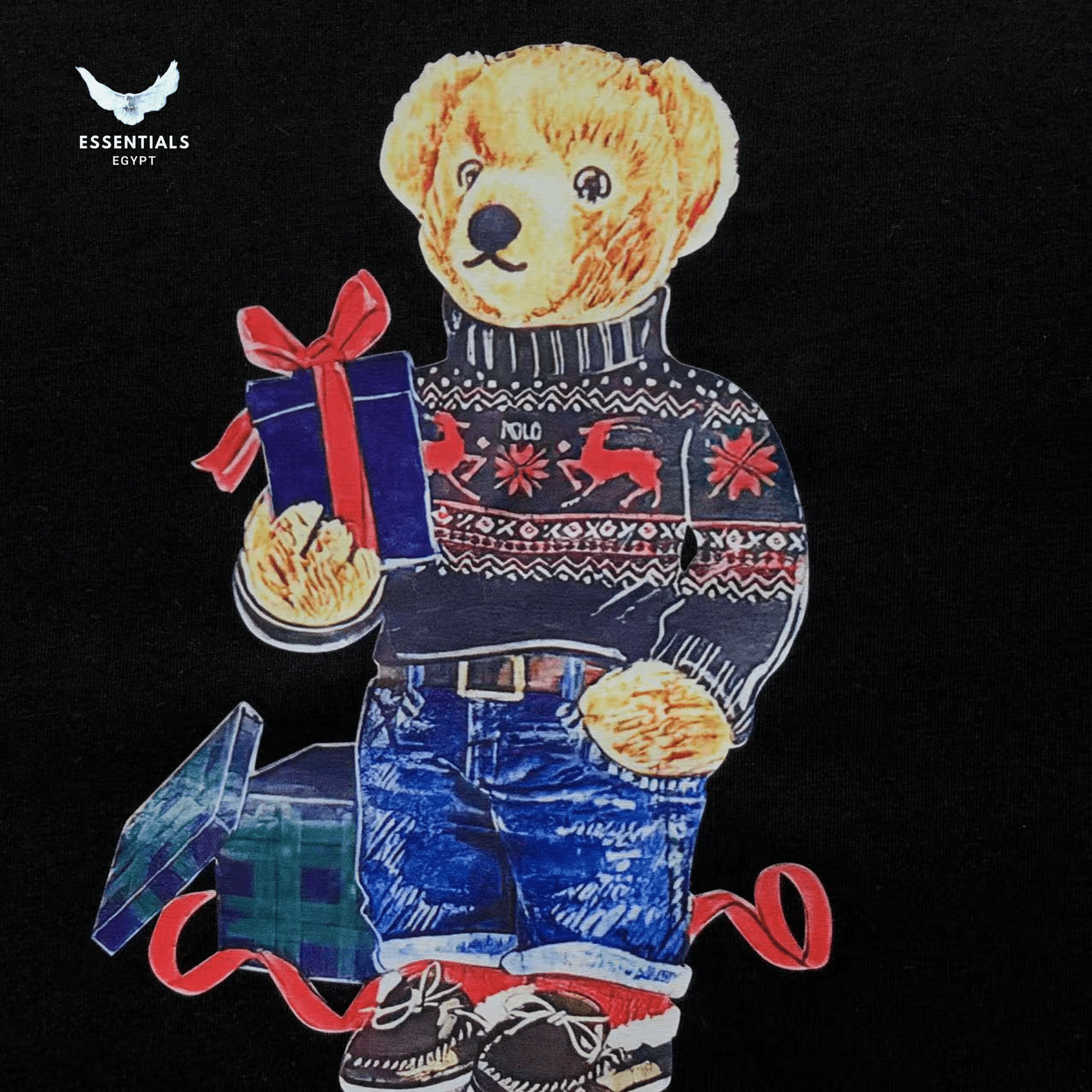 Ralph Lauren T-Shirt – Bear in Red Jacket Edition - ESSENTIALS EGYPT