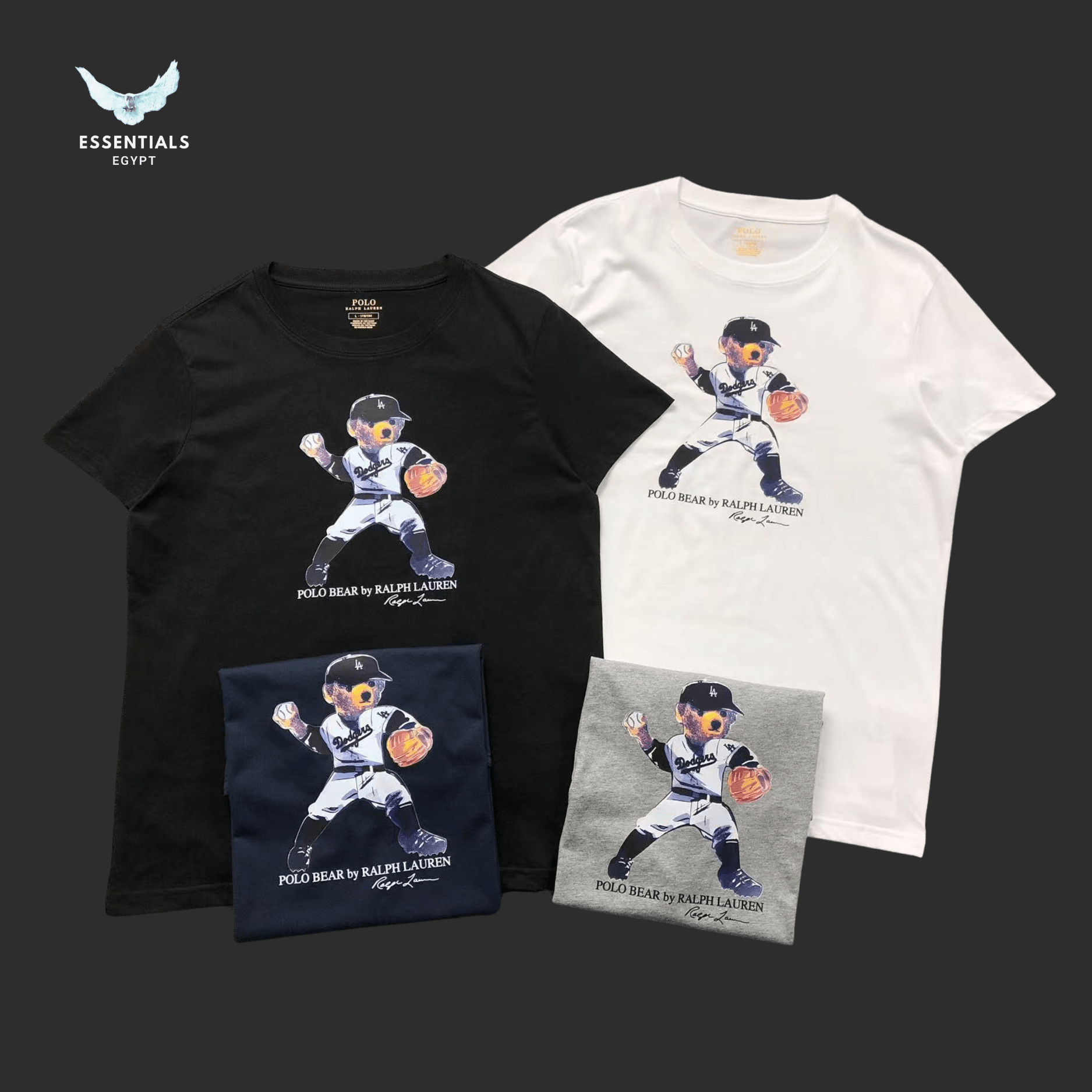 Ralph Lauren T-Shirt – Basketball Polo Bear - ESSENTIALS EGYPT