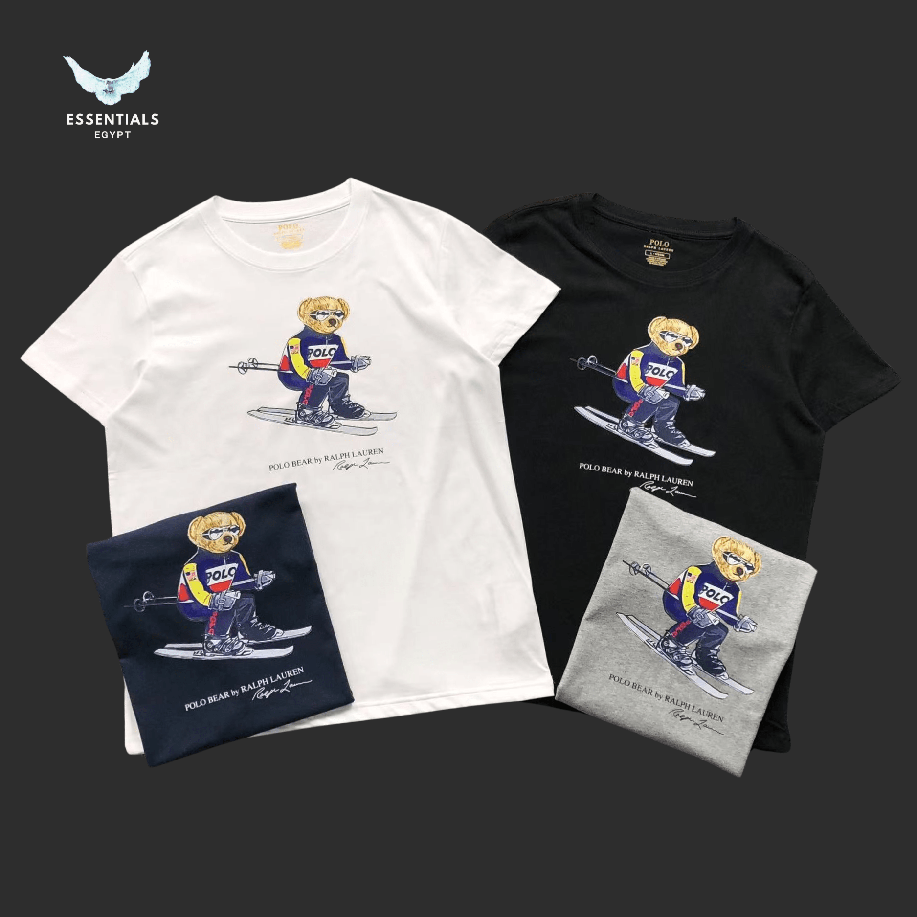 Ralph Lauren T-Shirt – Bear in Varsity Fit - ESSENTIALS EGYPT