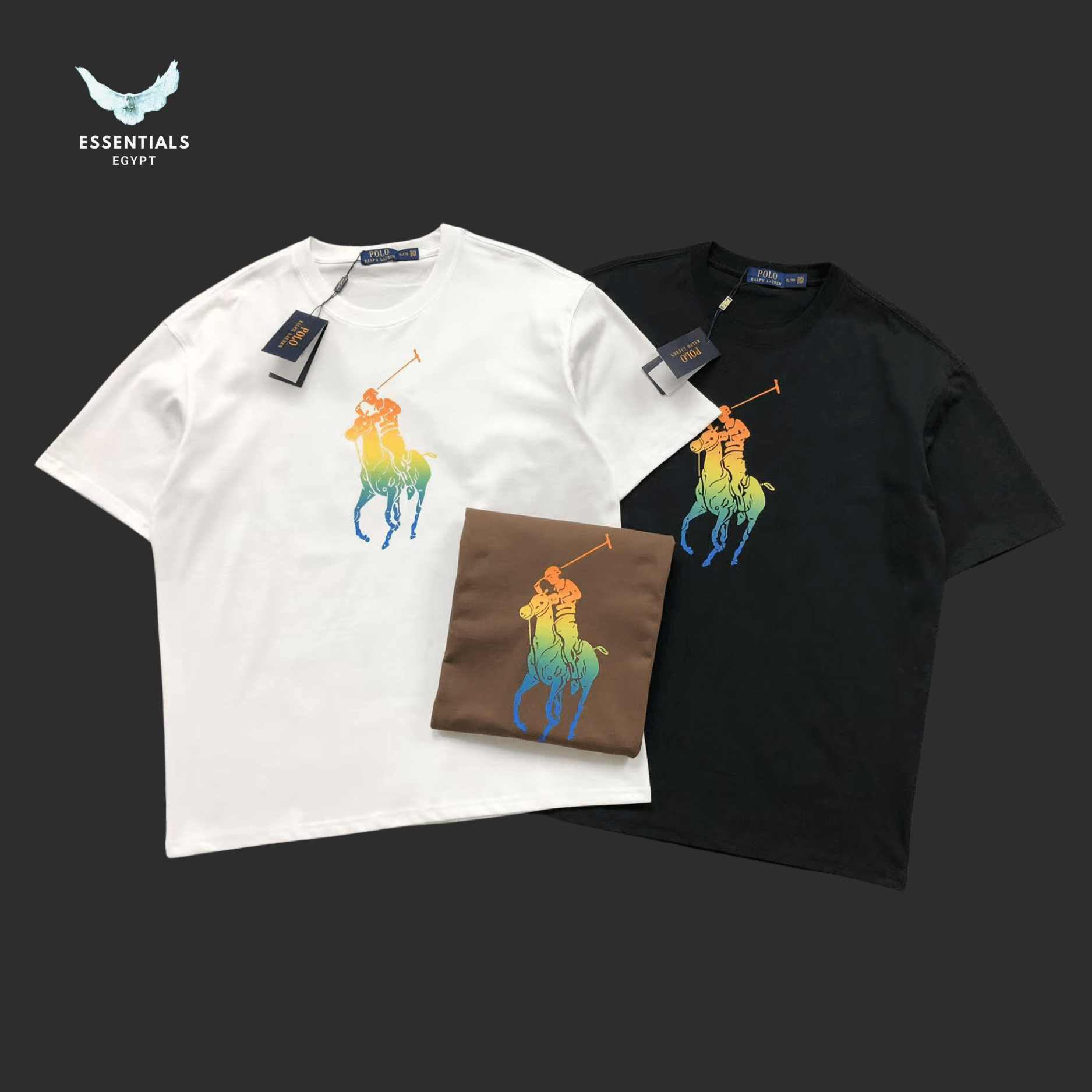 Ralph Lauren T-Shirt – Oversized Neon Polo Logo - ESSENTIALS EGYPT