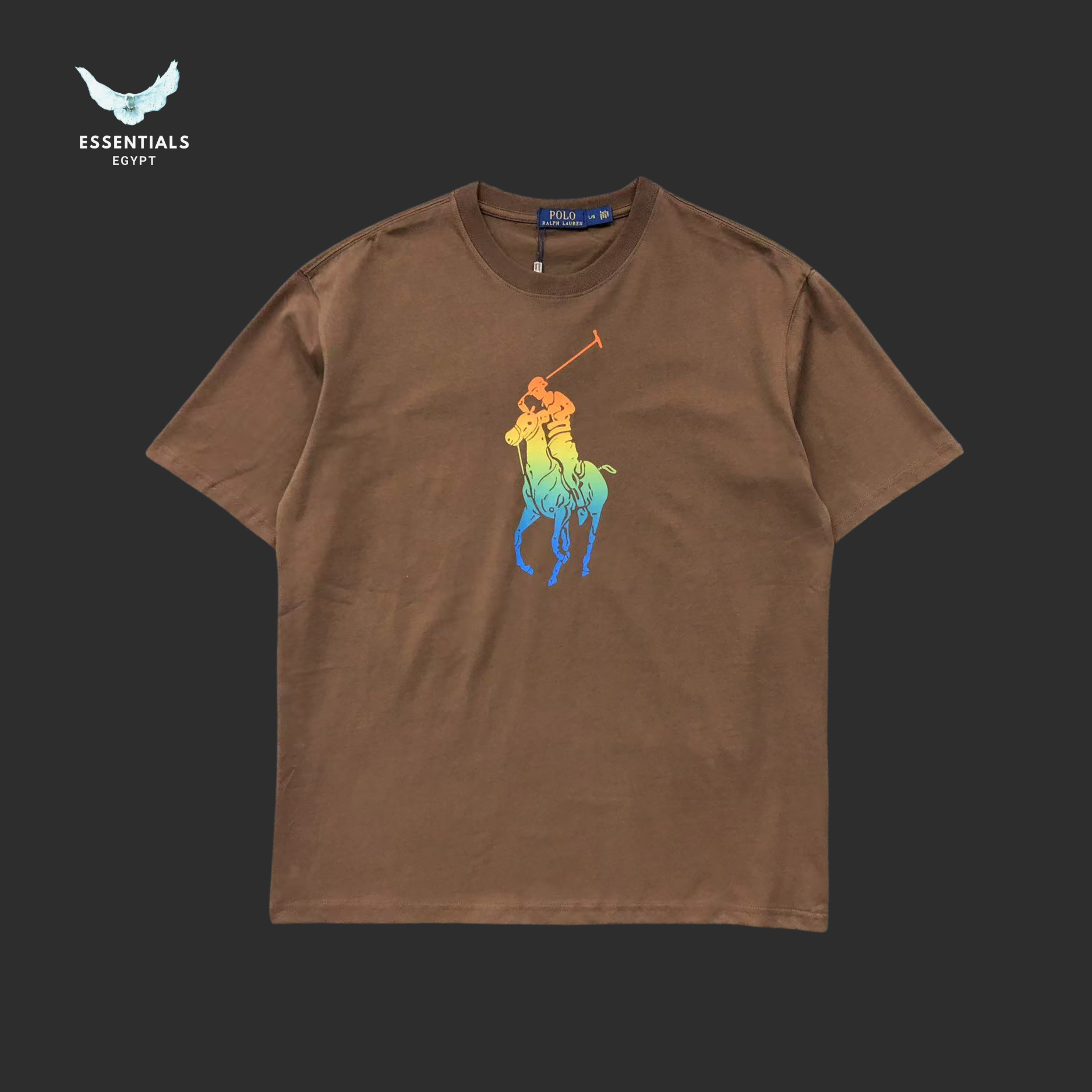 Ralph Lauren T-Shirt – Oversized Neon Polo Logo