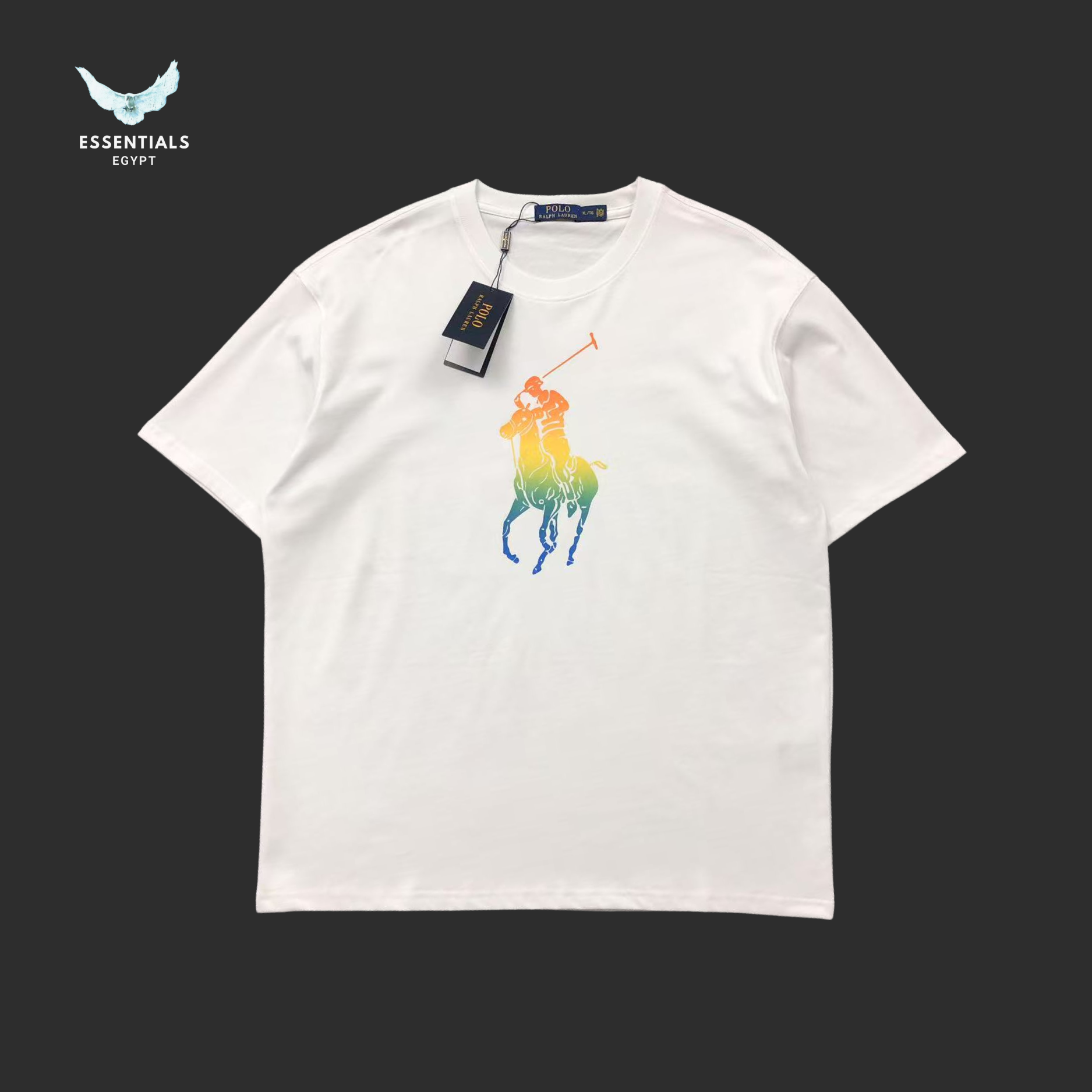 Ralph Lauren T-Shirt – Oversized Neon Polo Logo
