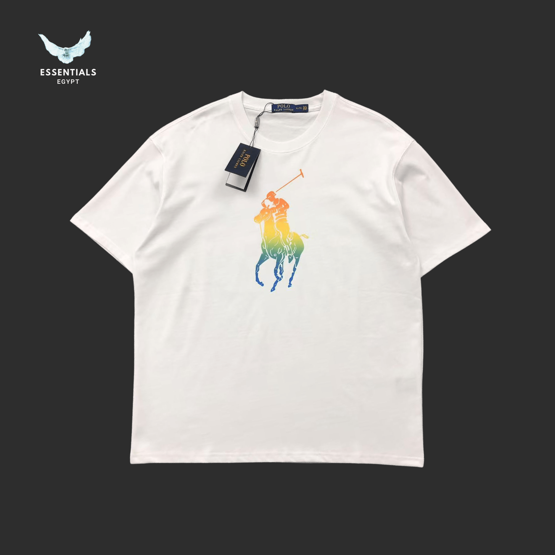 Ralph Lauren T-Shirt – Oversized Neon Polo Logo - ESSENTIALS EGYPT