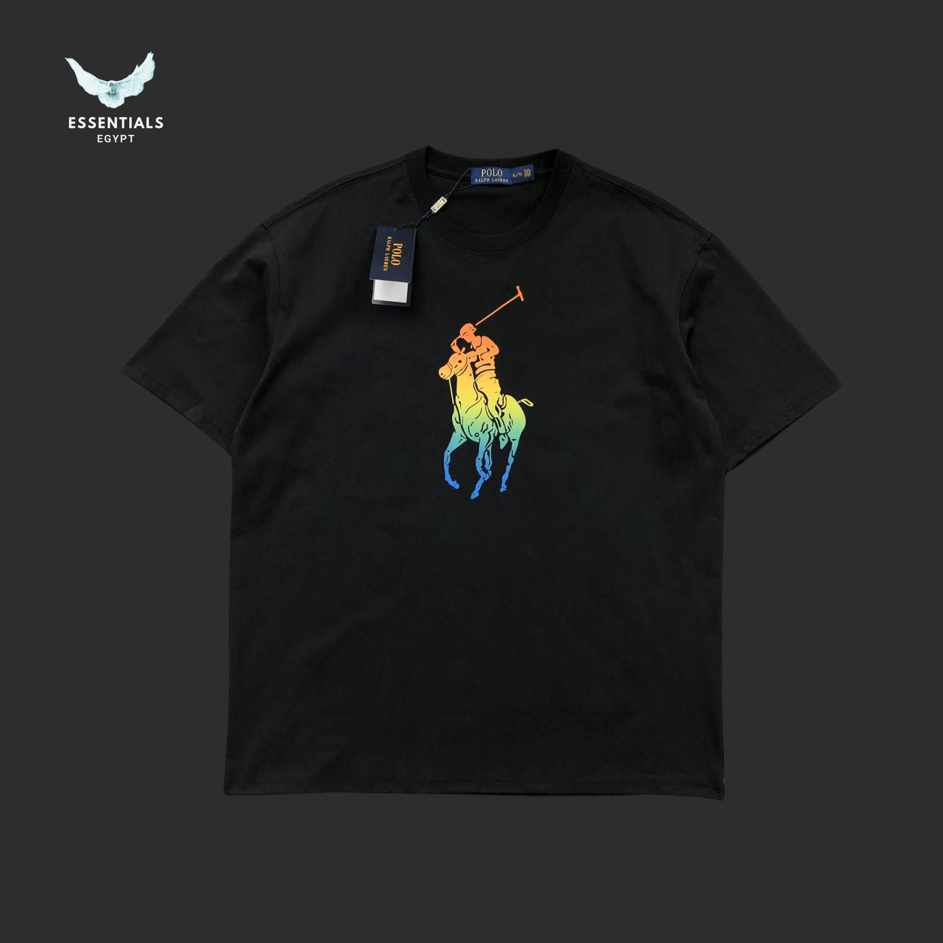 Ralph Lauren T-Shirt – Oversized Neon Polo Logo - ESSENTIALS EGYPT