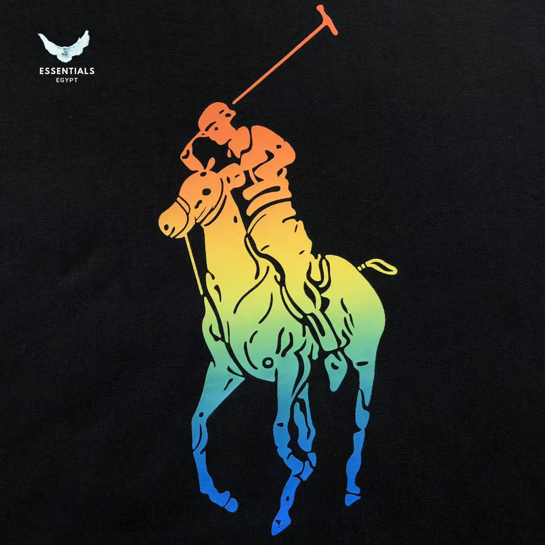 Ralph Lauren T-Shirt – Oversized Neon Polo Logo