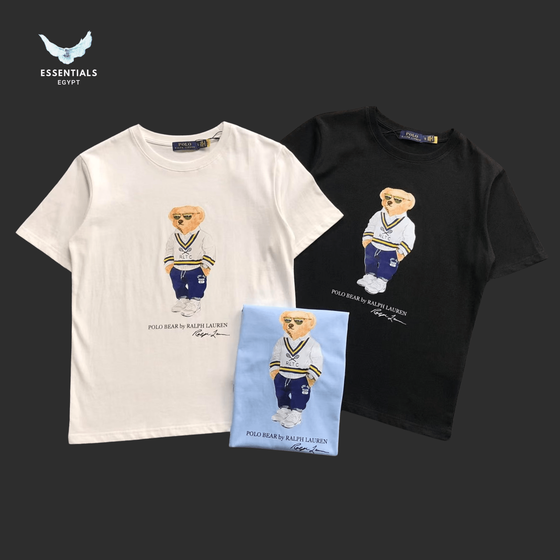Ralph Lauren T-Shirt – Polo Bear Tennis Graphic - ESSENTIALS EGYPT