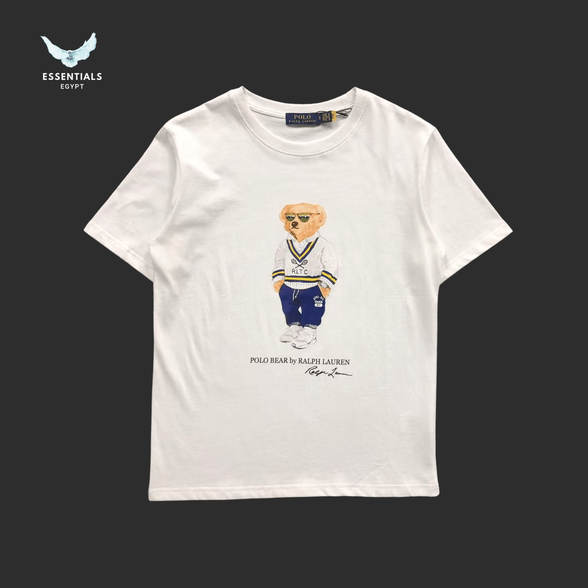 Ralph Lauren T-Shirt – Polo Bear Tennis Graphic - ESSENTIALS EGYPT