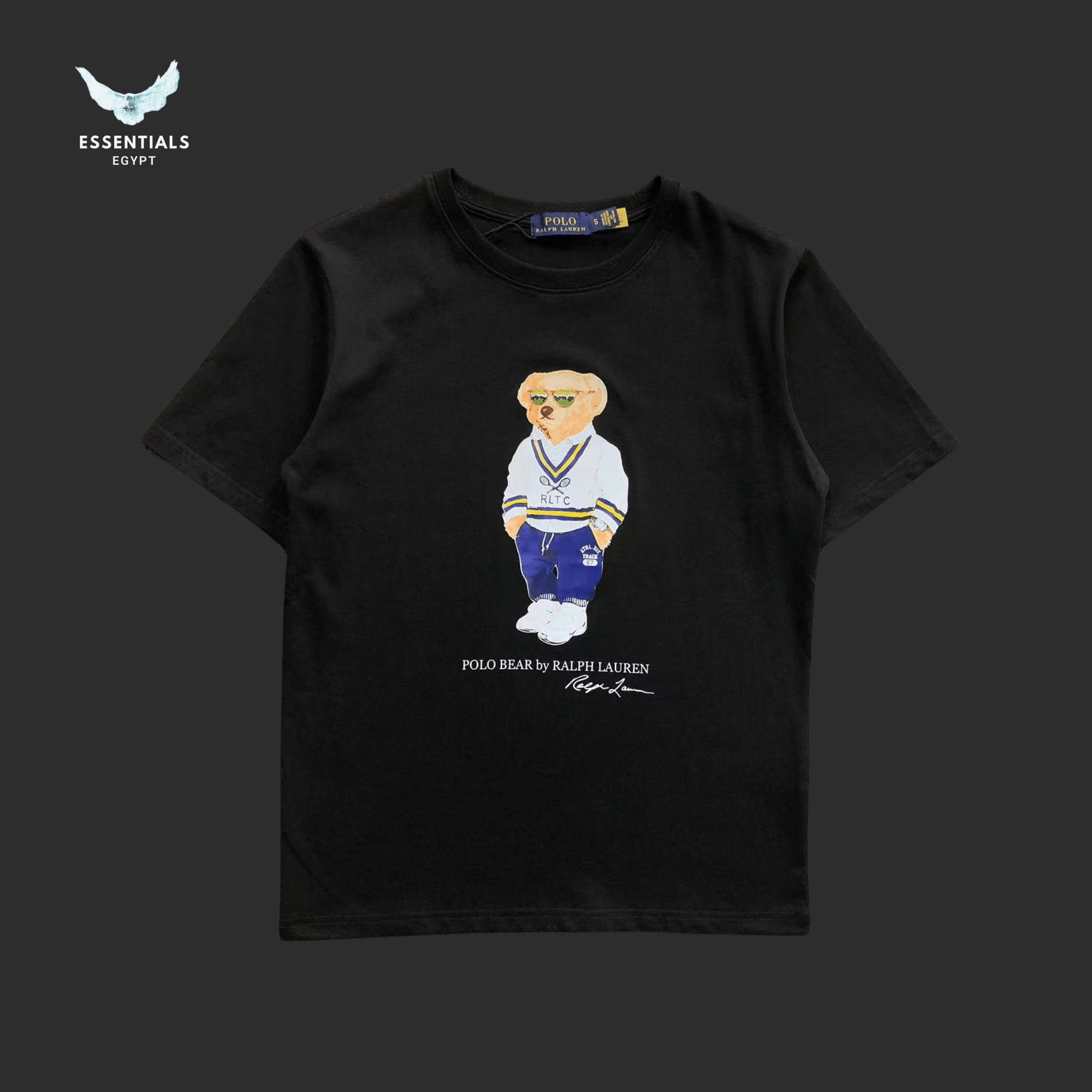 Ralph Lauren T-Shirt – Polo Bear Tennis Graphic - ESSENTIALS EGYPT