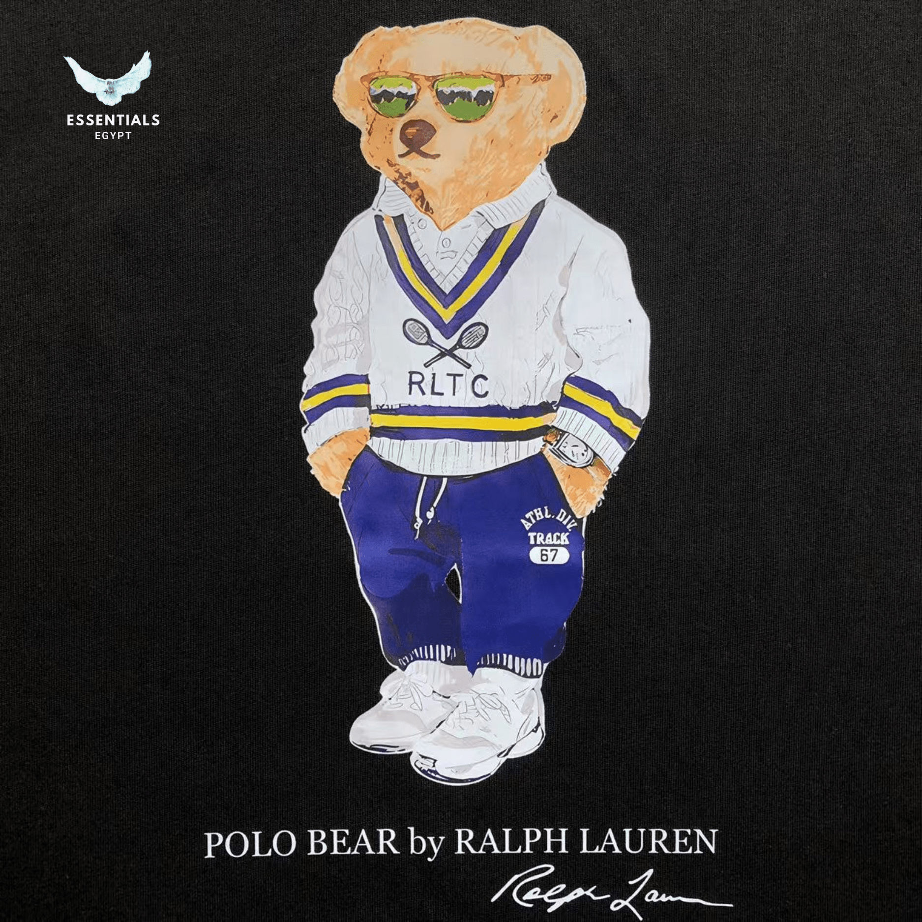 Ralph Lauren T-Shirt – Polo Bear Tennis Graphic - ESSENTIALS EGYPT