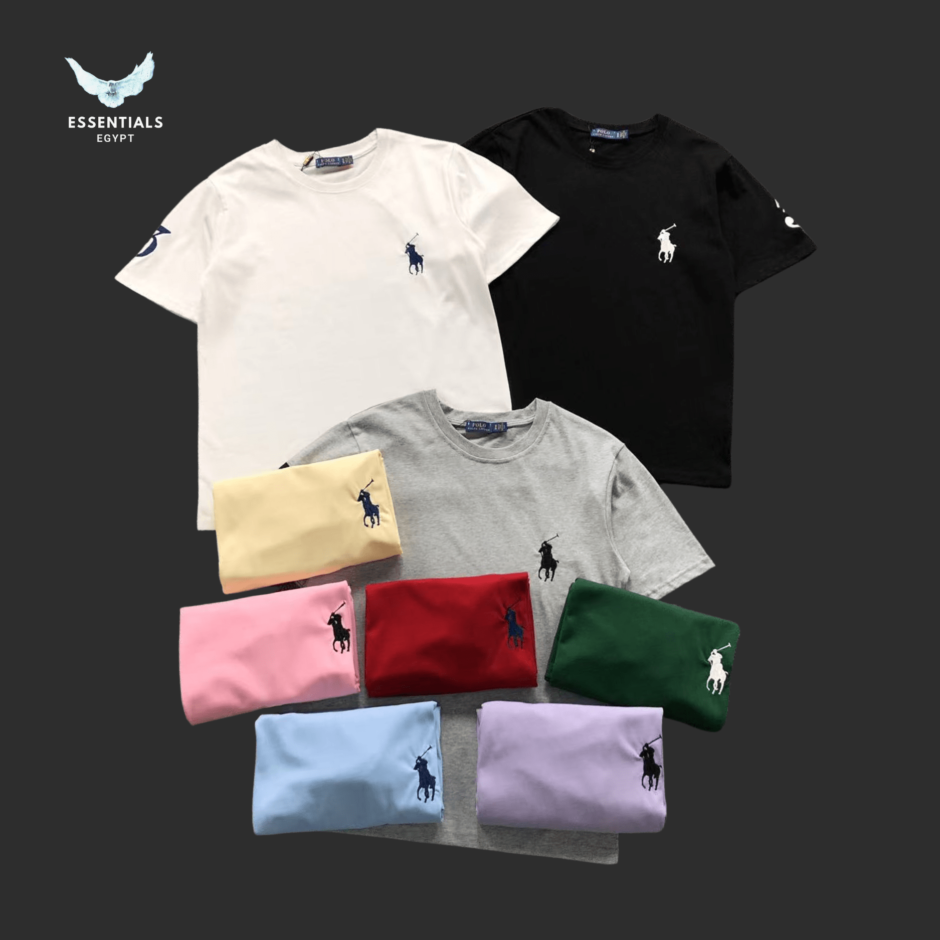 Ralph Lauren T-Shirt – Pony Embroidery - ESSENTIALS EGYPT