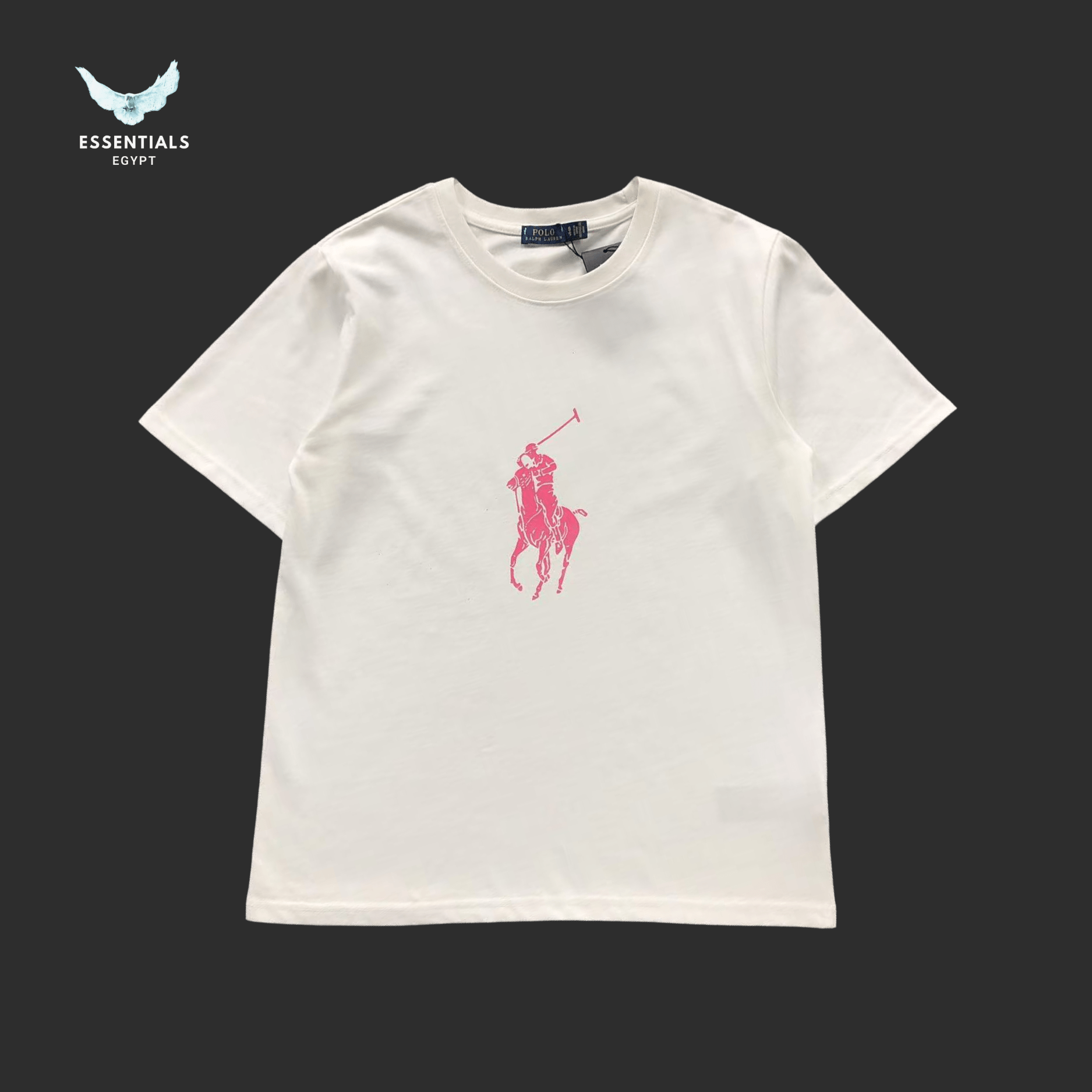 Ralph Lauren T-Shirt – Oversize Pink Pony - ESSENTIALS EGYPT