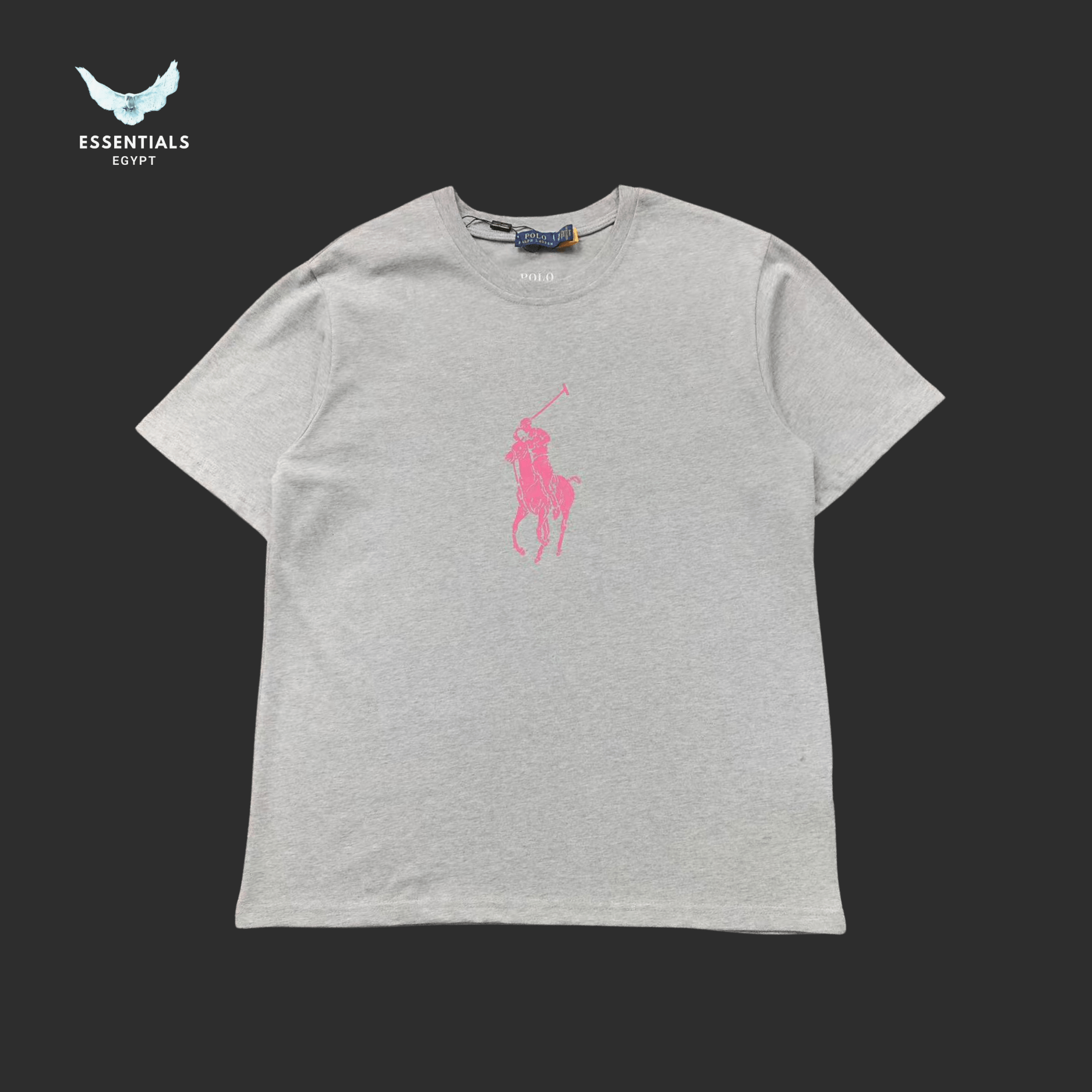 Ralph Lauren T-Shirt – Oversize Pink Pony - ESSENTIALS EGYPT