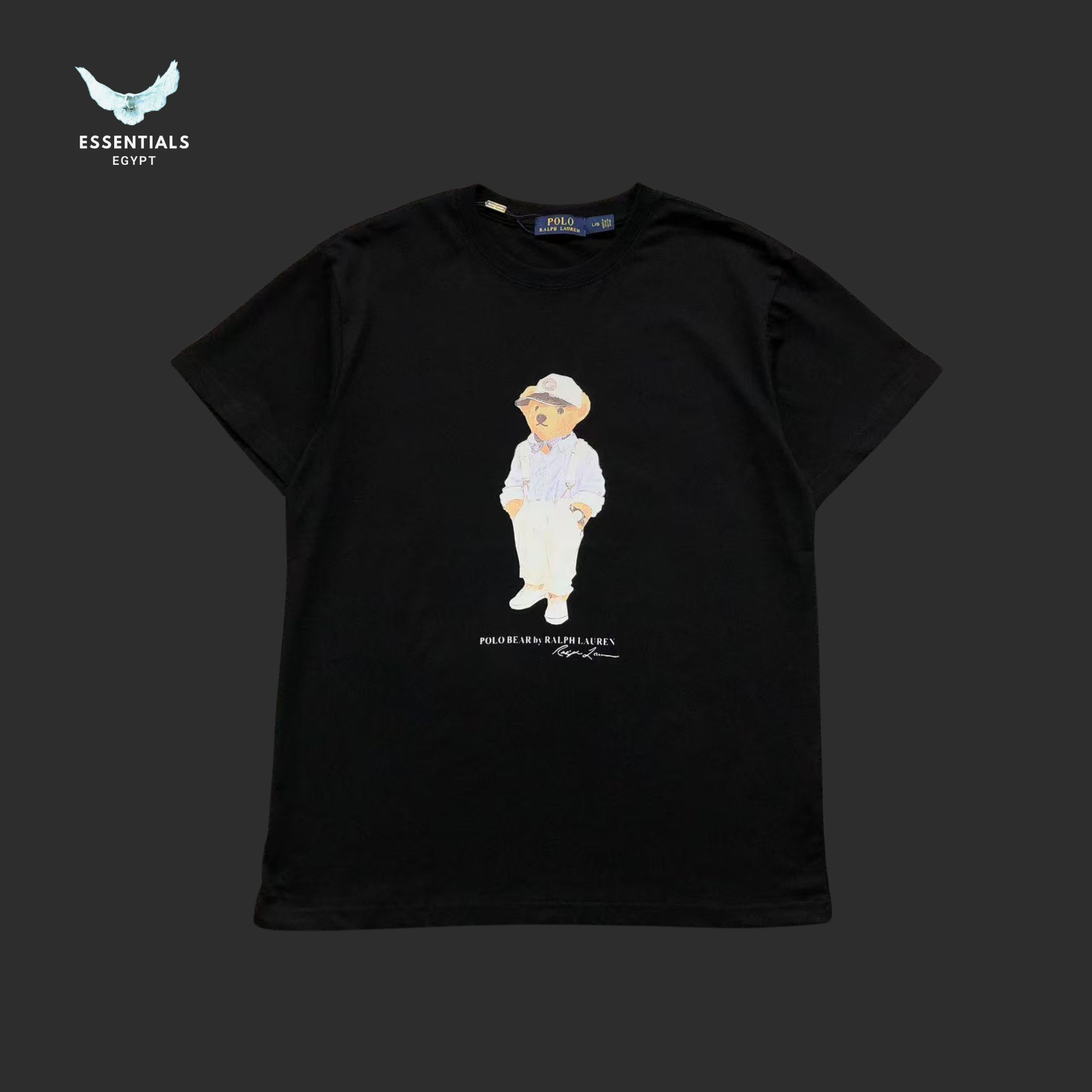 Ralph Lauren T-Shirt – Polo Bear in Linen Shirt