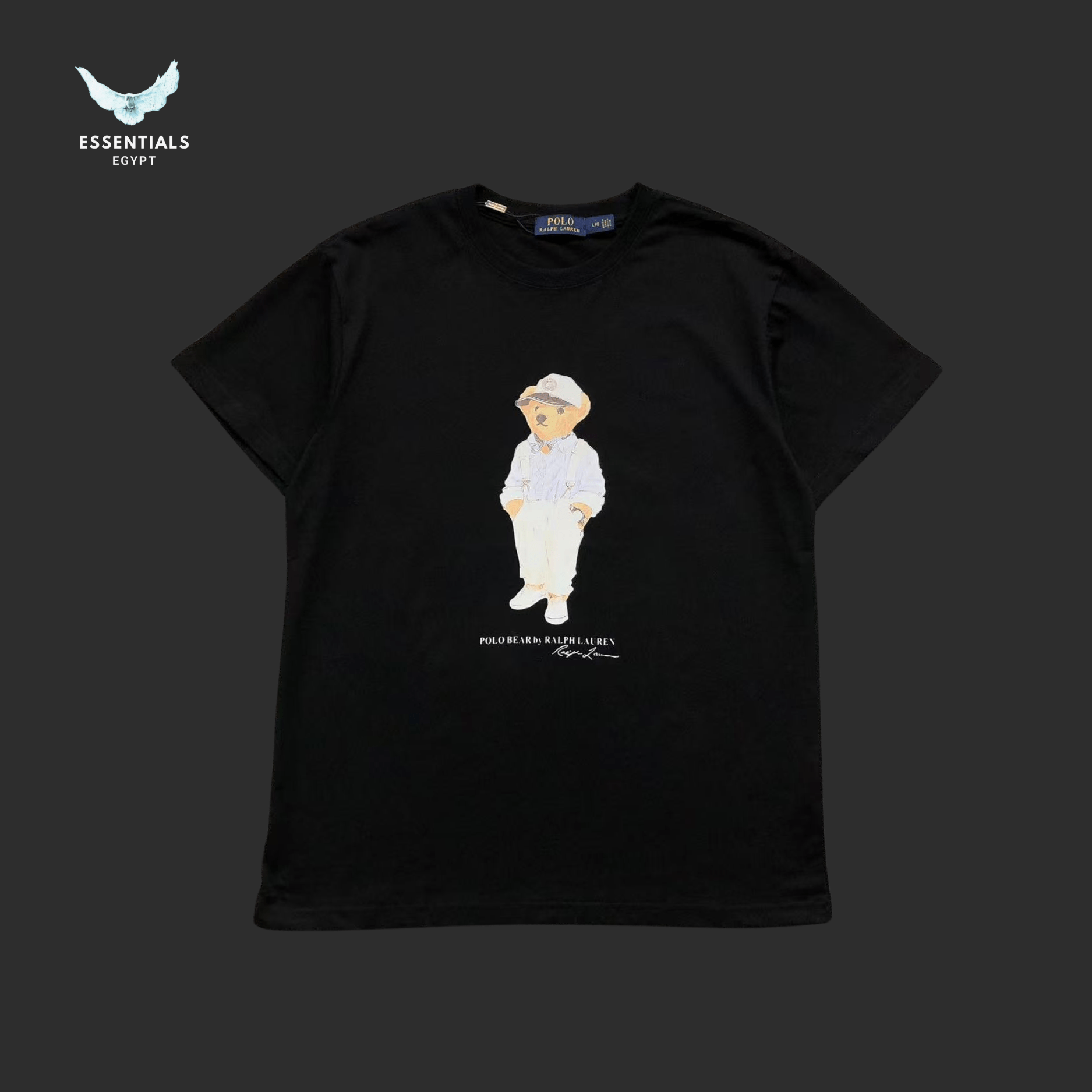 Ralph Lauren T-Shirt – Polo Bear in Linen Shirt - ESSENTIALS EGYPT