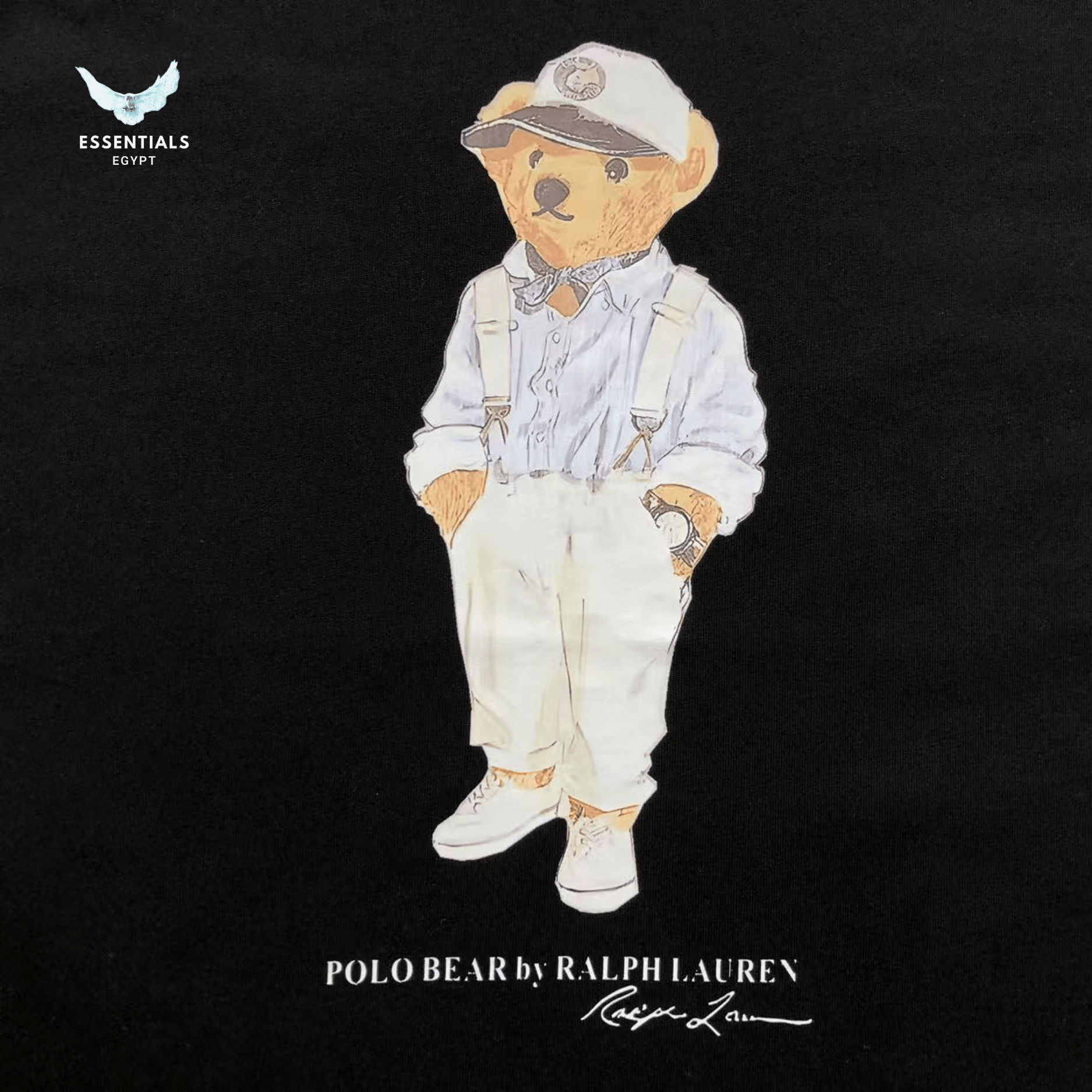Ralph Lauren T-Shirt – Polo Bear in Linen Shirt - ESSENTIALS EGYPT