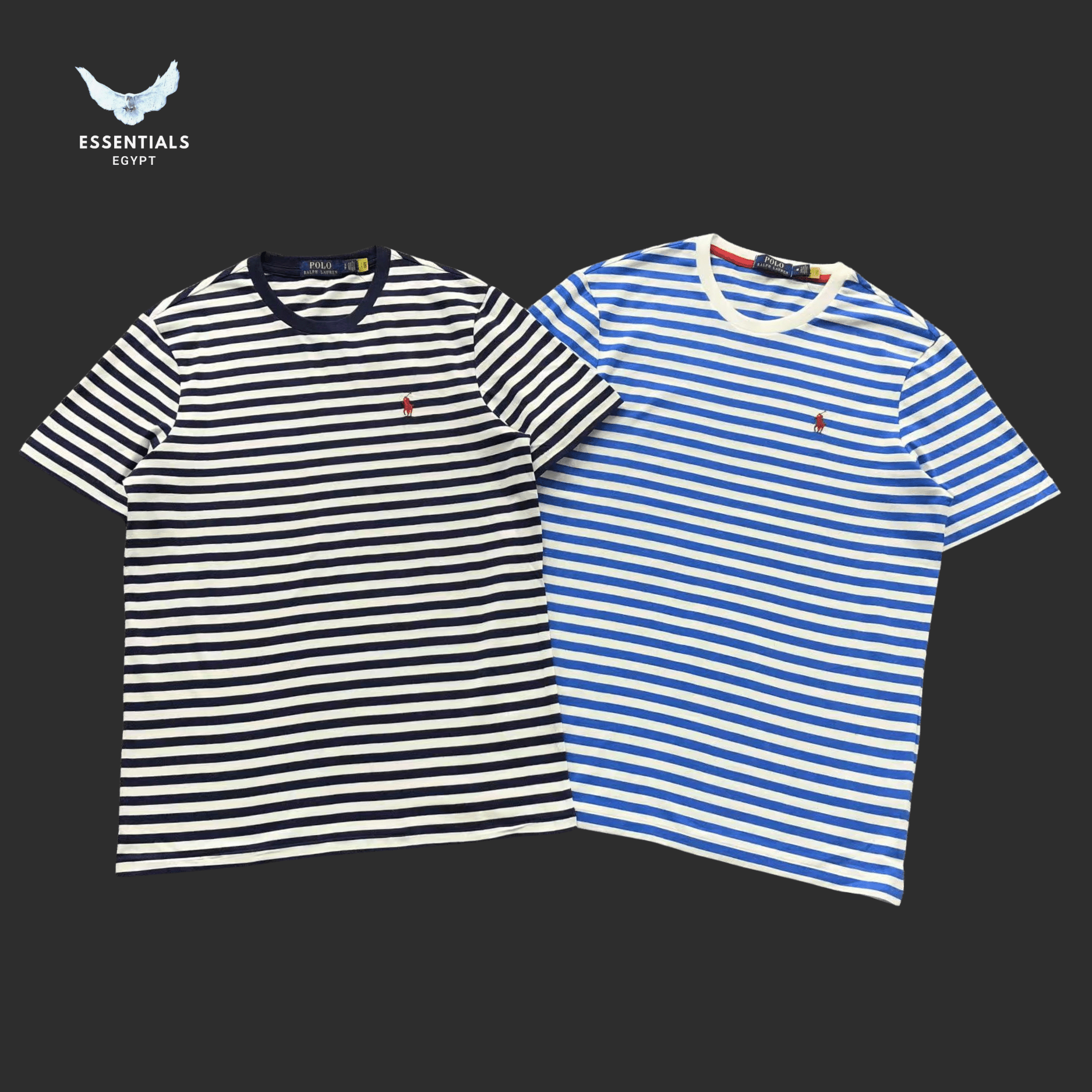 Ralph Lauren T-Shirt – Striped Crewneck - ESSENTIALS EGYPT